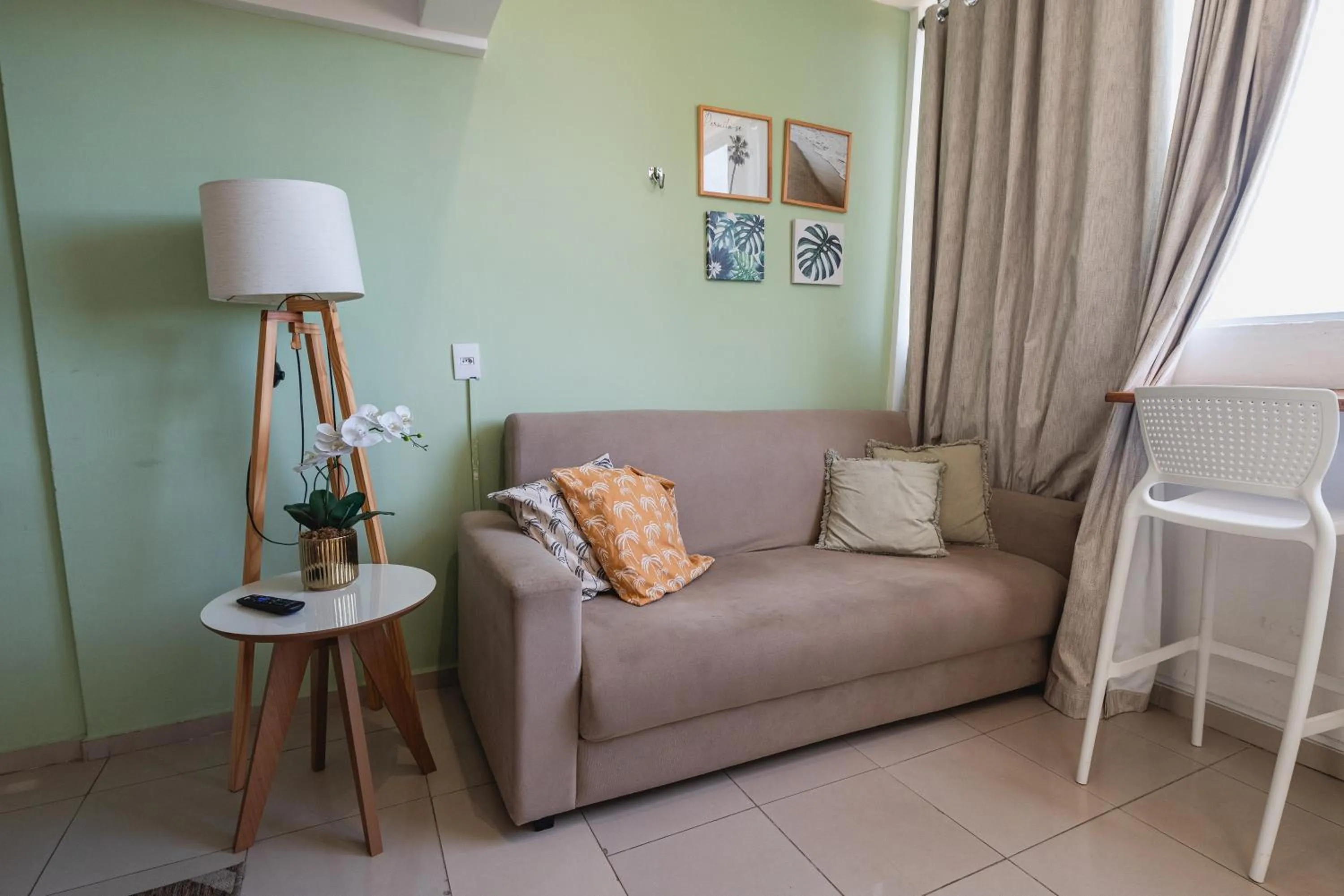 Living room in Apartamentos Natal Ponta Negra Vista Espetacular para o Mar