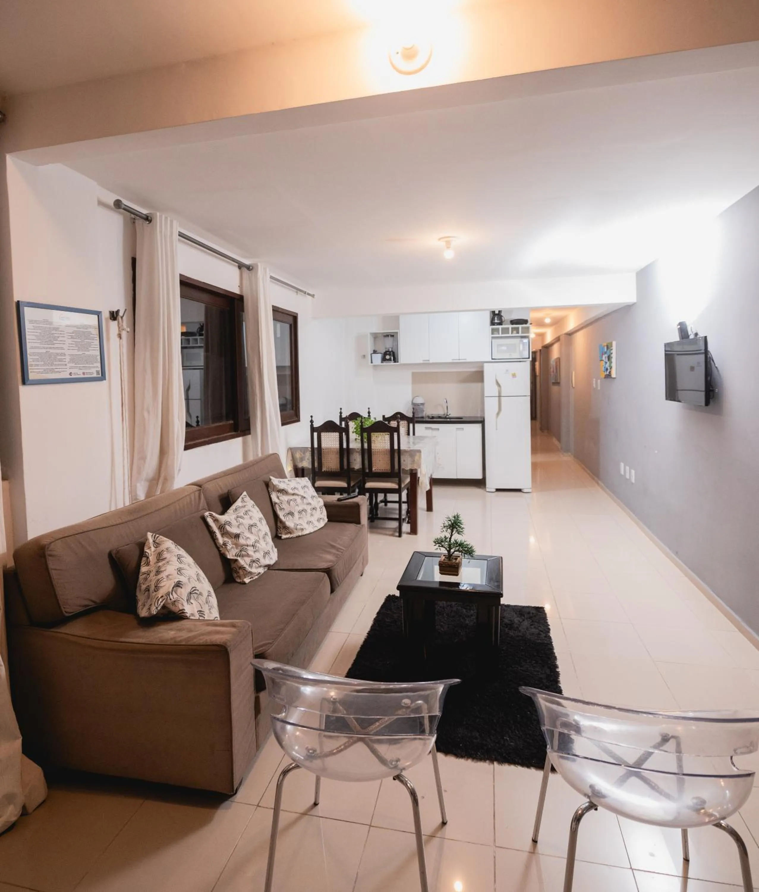 Living room in Apartamentos Natal Ponta Negra Vista Espetacular para o Mar