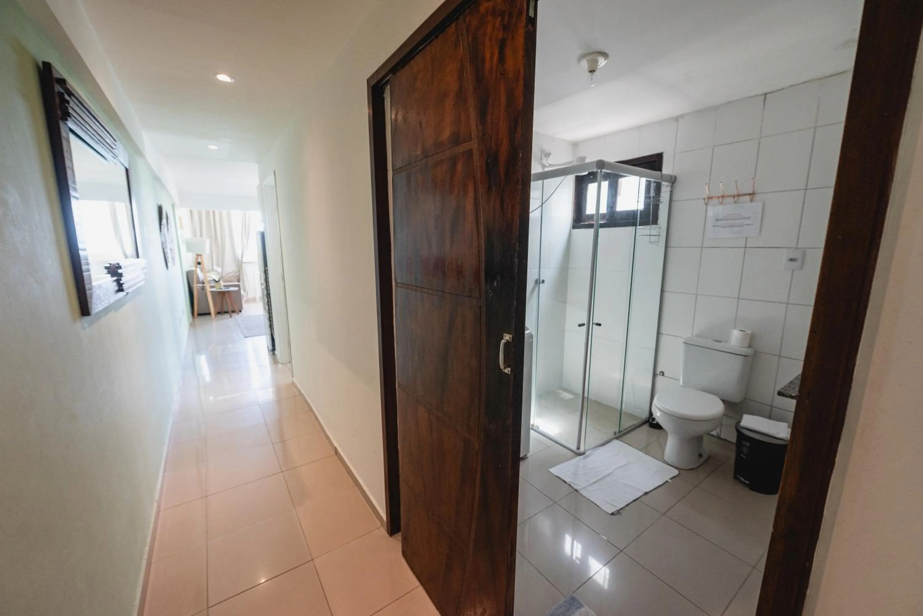 Bathroom in Apartamentos Natal Ponta Negra Vista Espetacular para o Mar