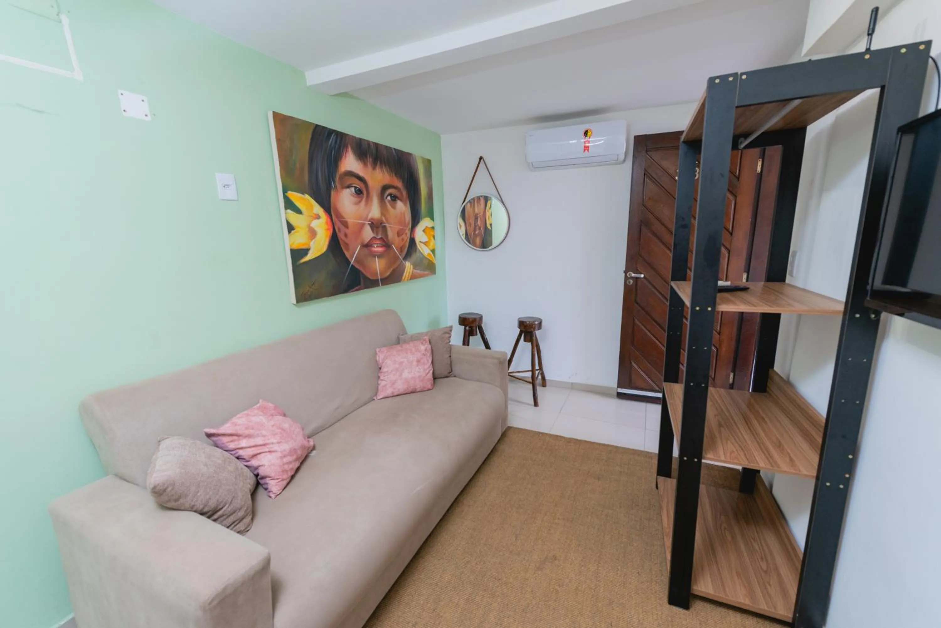 Living room in Apartamentos Natal Ponta Negra Vista Espetacular para o Mar