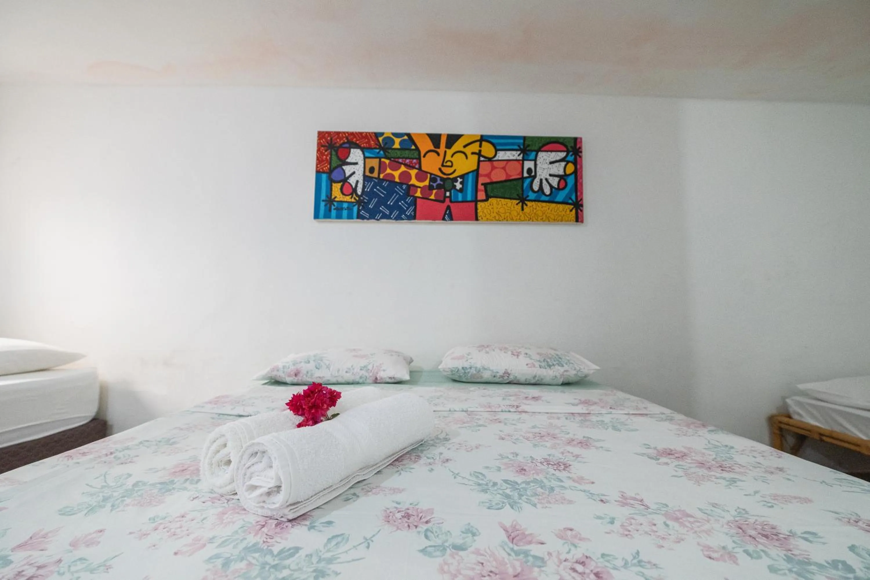 Bed in Apartamentos Natal Ponta Negra Vista Espetacular para o Mar