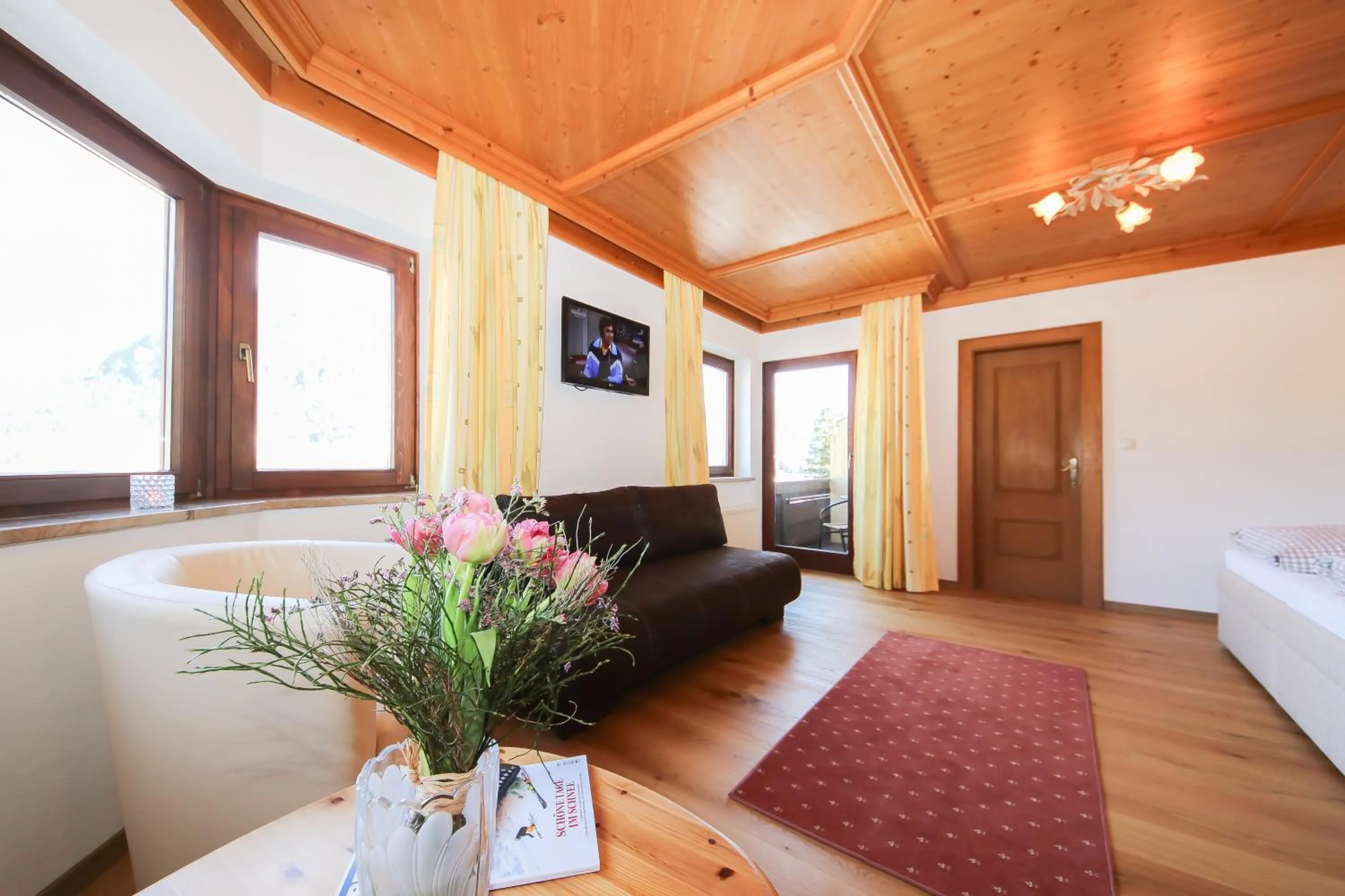 Bed in Ferienwohnungen Wartbichler