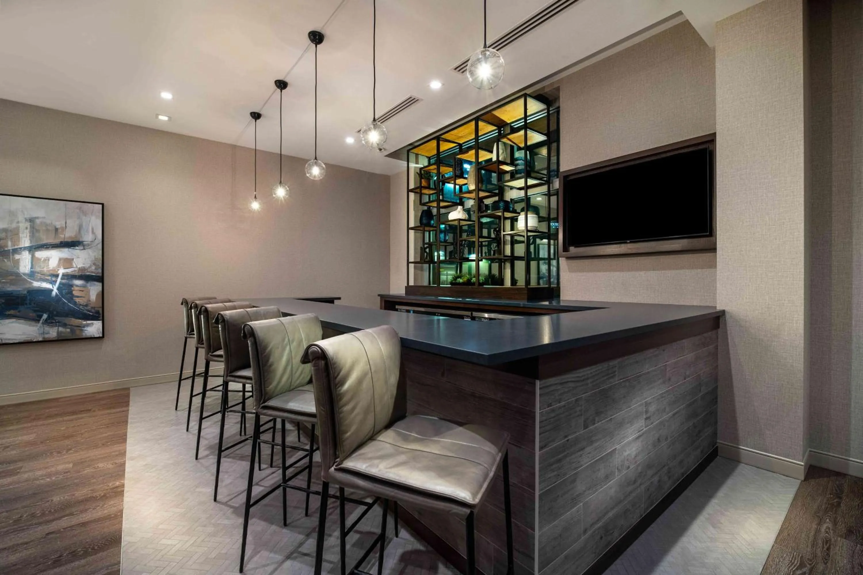 Lounge or bar in Homewood Suites By Hilton Boston Logan Airport Chelsea