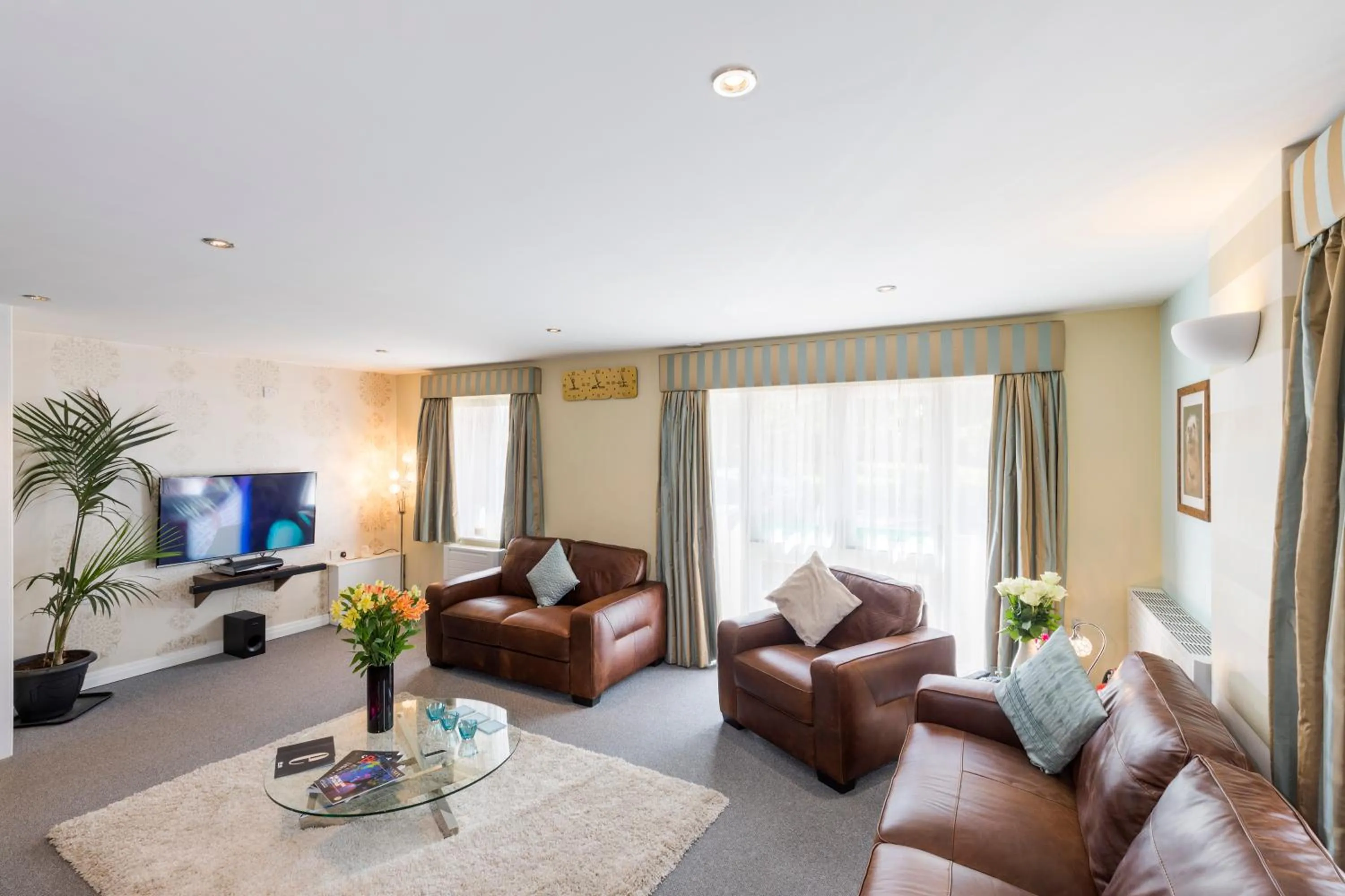 Living room in Abbeyfield Lodge