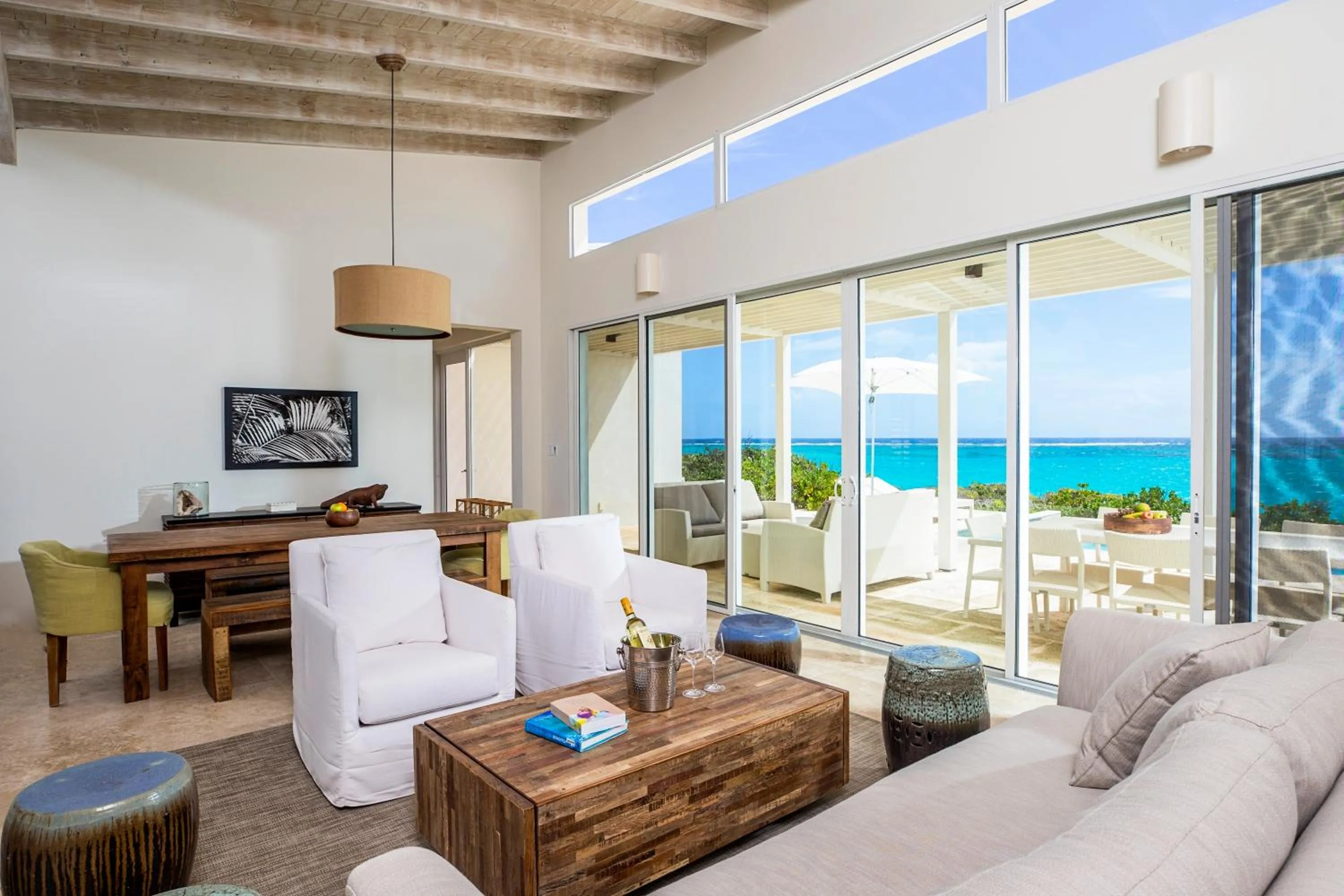 Patio in Sailrock South Caicos, Small Luxury Hotels of the World