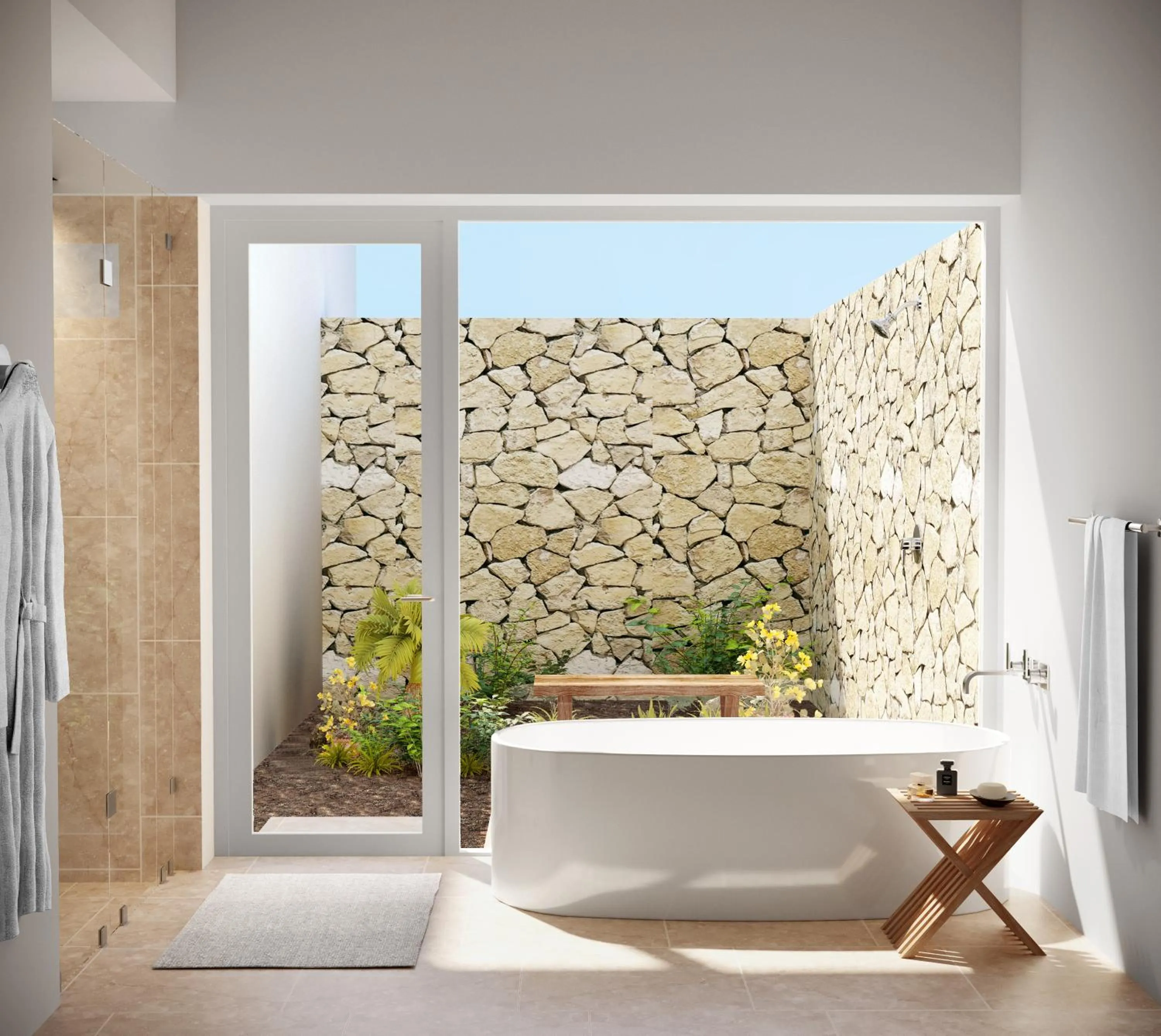 Bathroom in Sailrock South Caicos, Small Luxury Hotels of the World