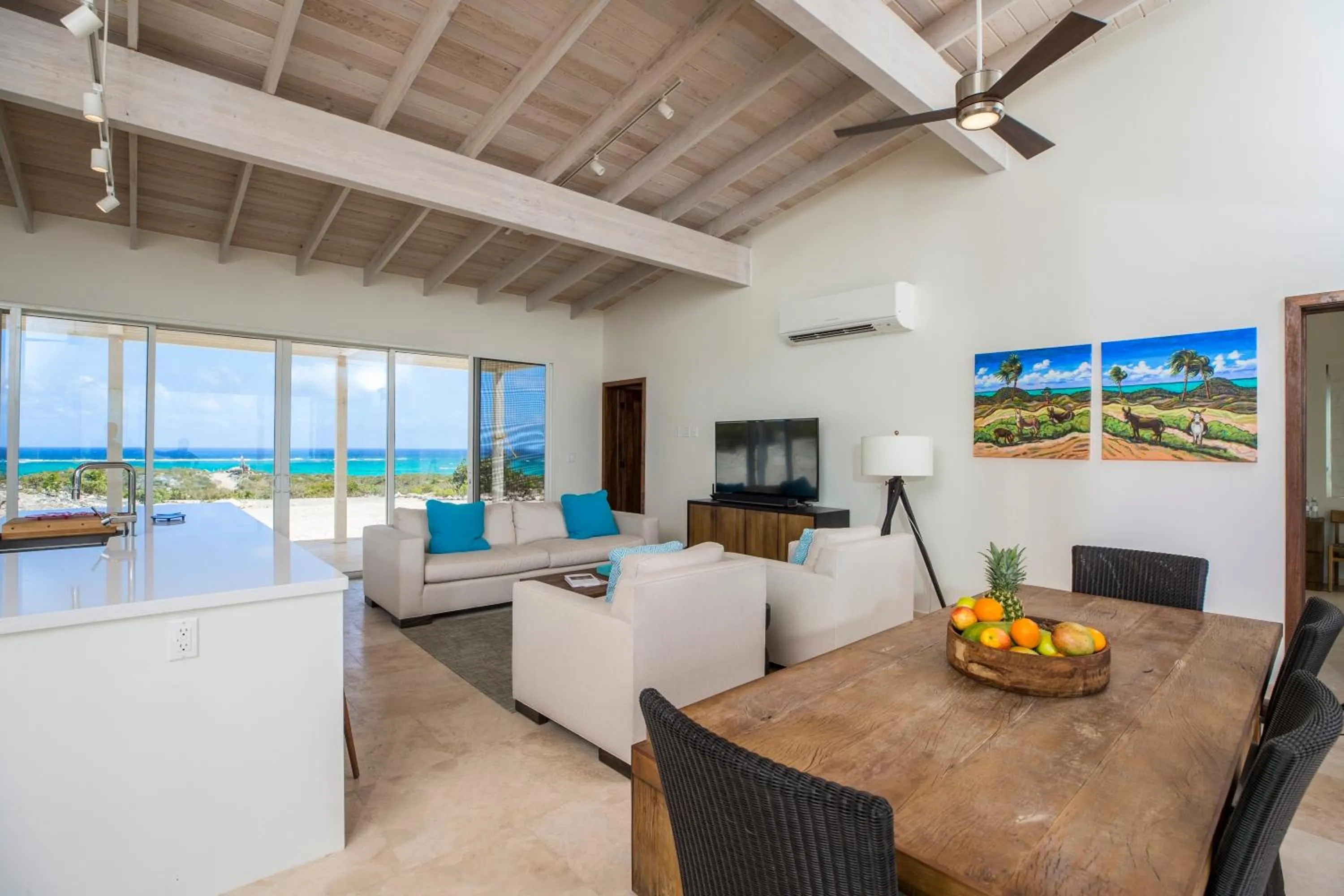 Living room in Sailrock South Caicos, Small Luxury Hotels of the World