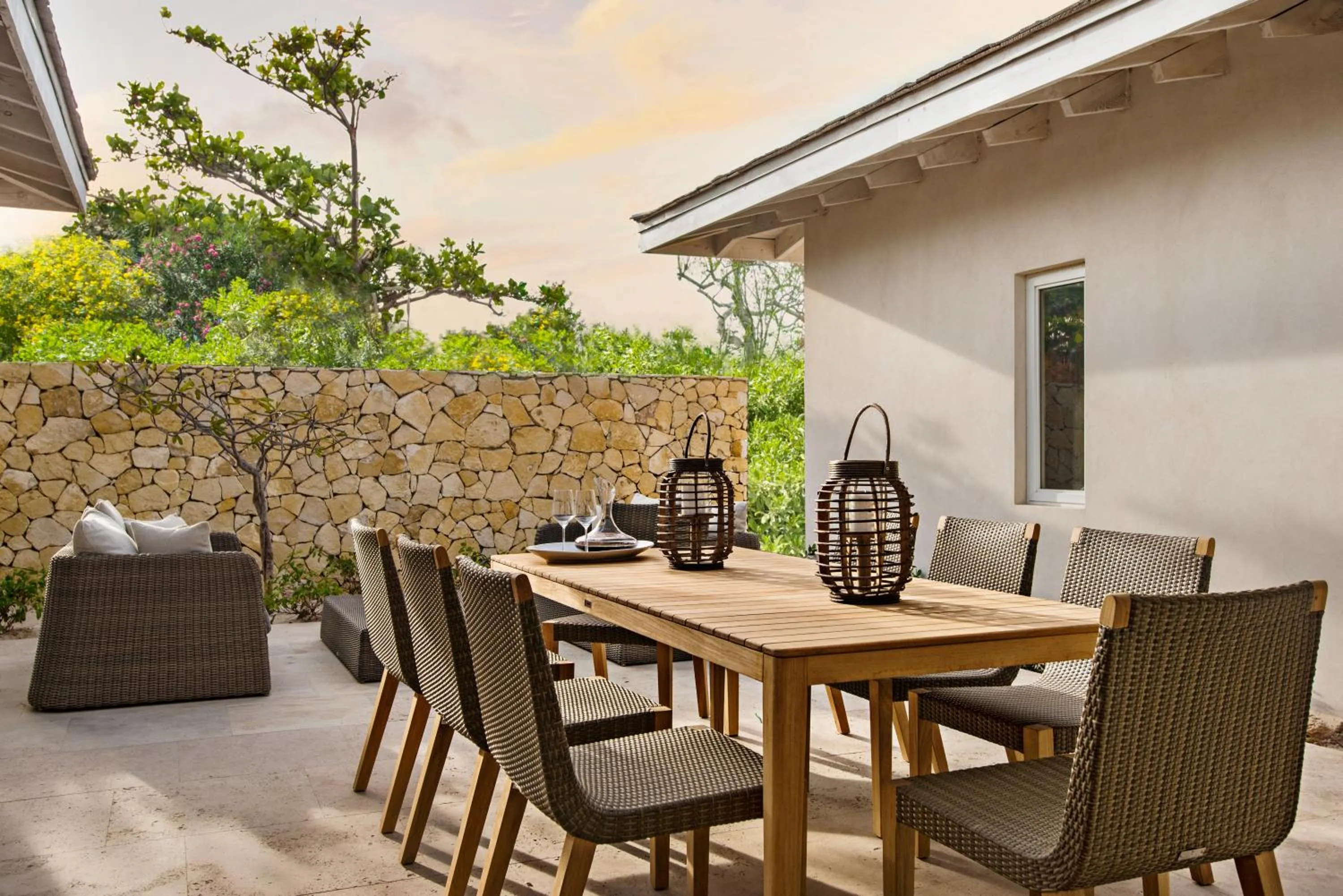 Patio in Sailrock South Caicos, Small Luxury Hotels of the World