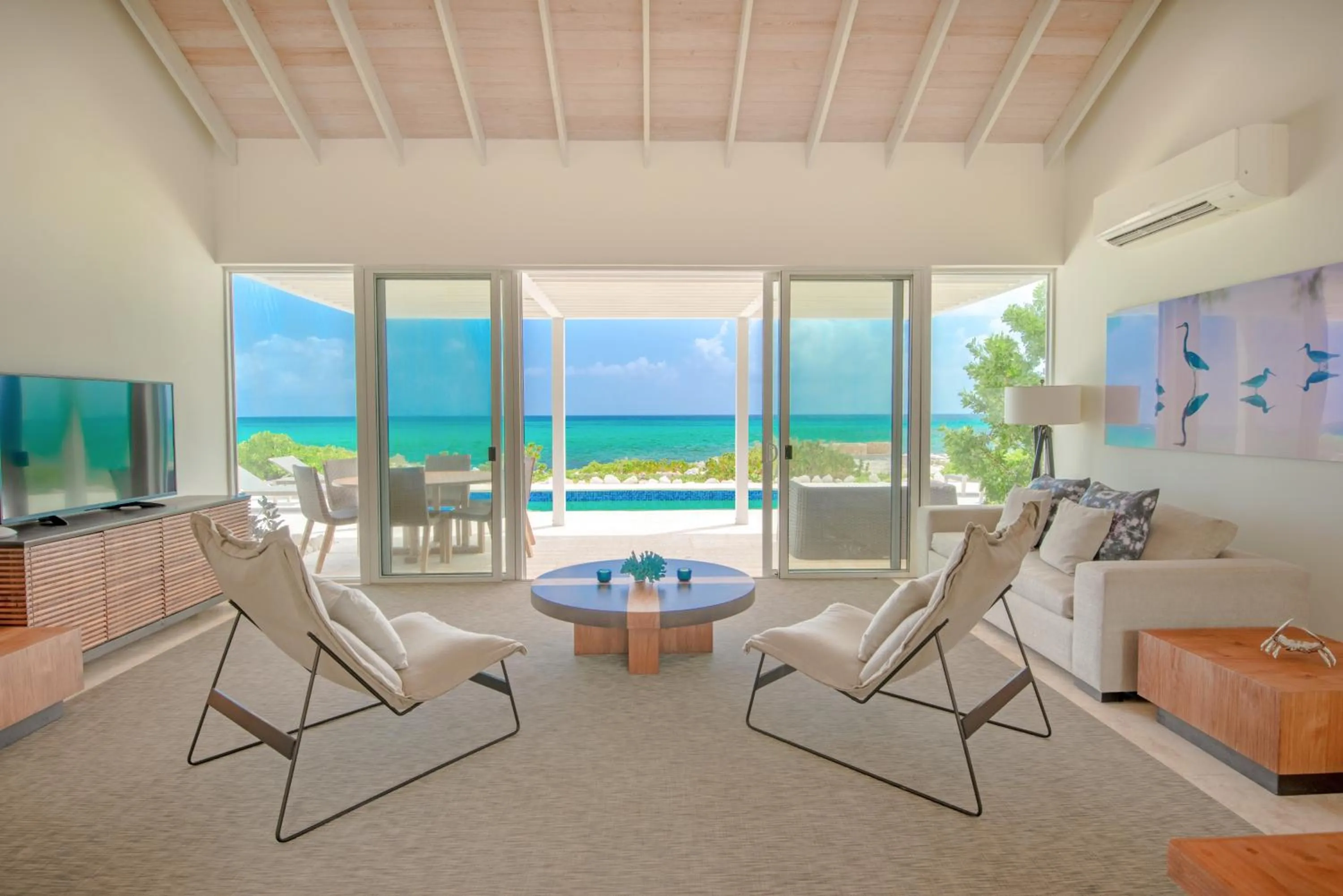 Living room in Sailrock South Caicos, Small Luxury Hotels of the World