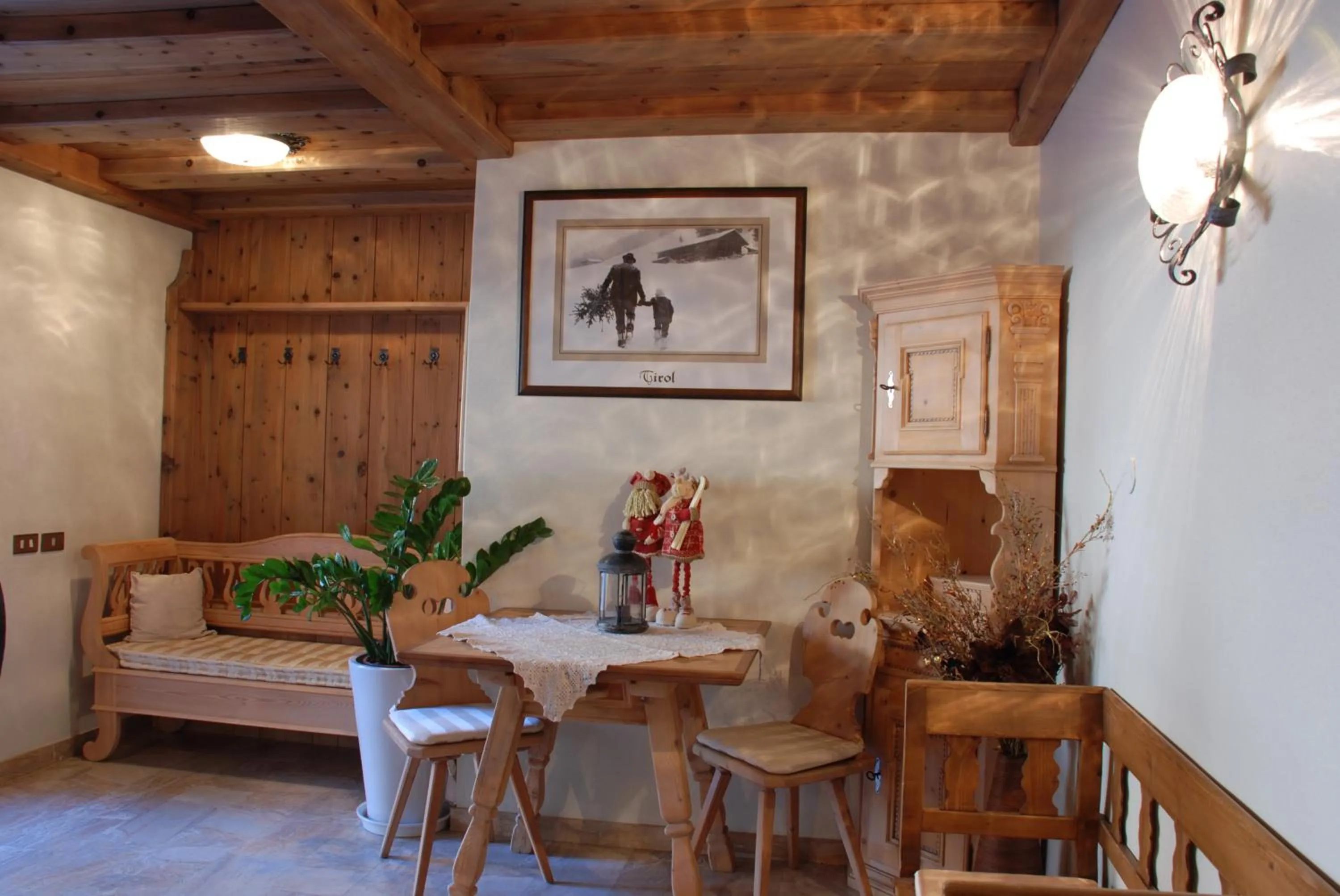 Lobby or reception in Garni Cristallo