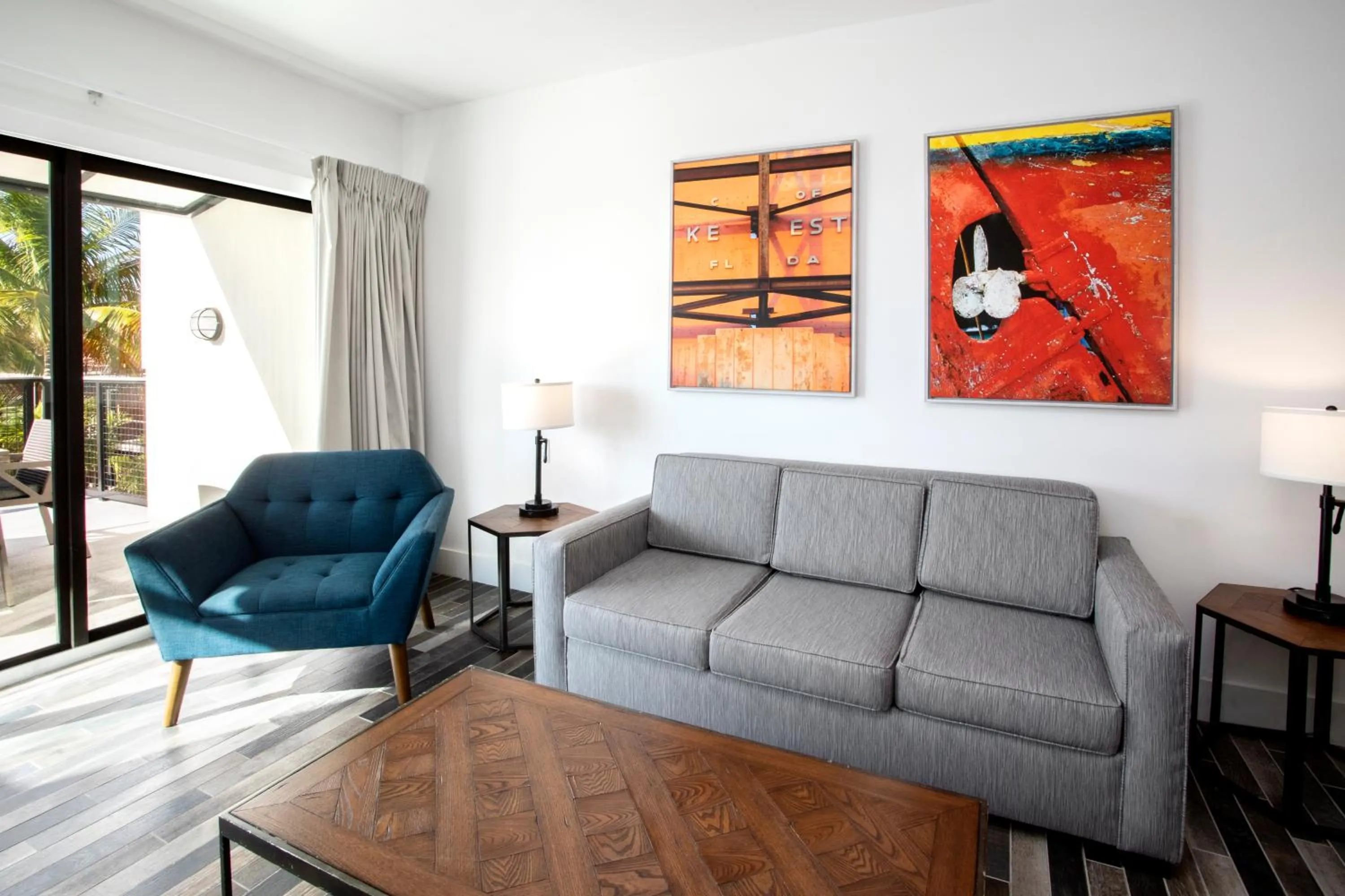 Living room in The Perry Hotel & Marina Key West