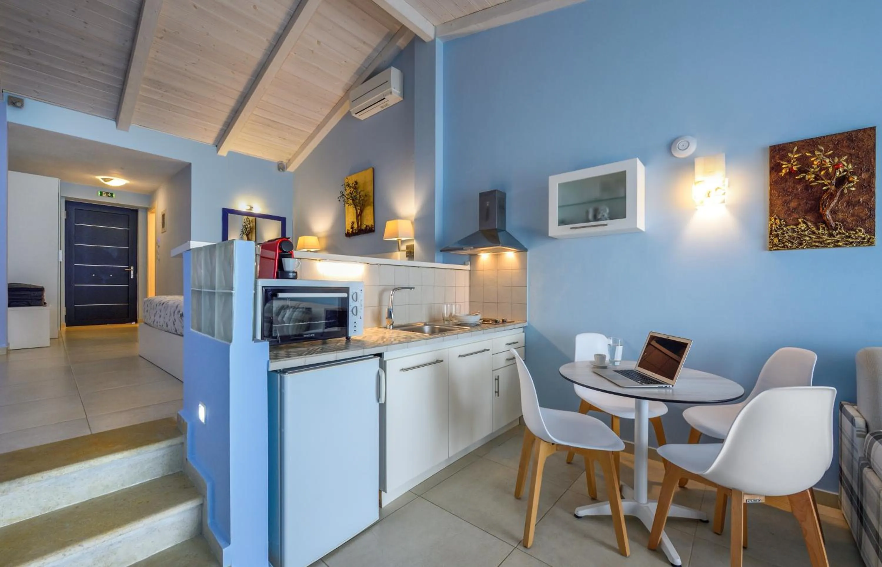 Kitchen or kitchenette in Elpiniki Luxury Apartments