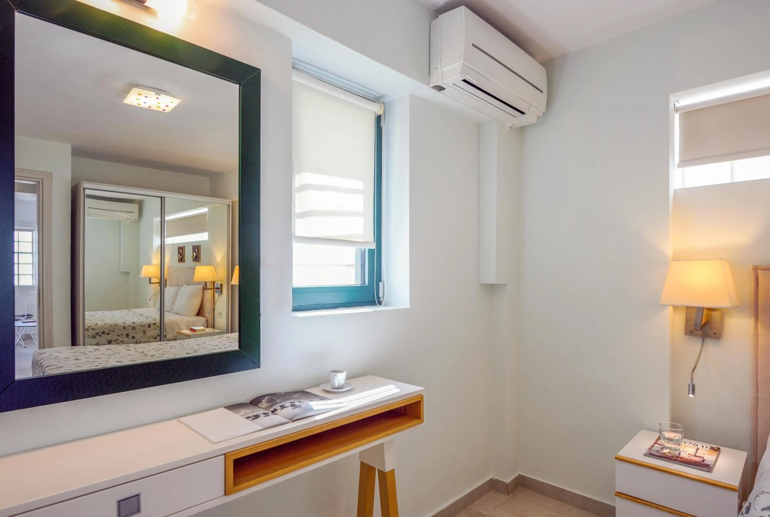 Bedroom in Elpiniki Luxury Apartments