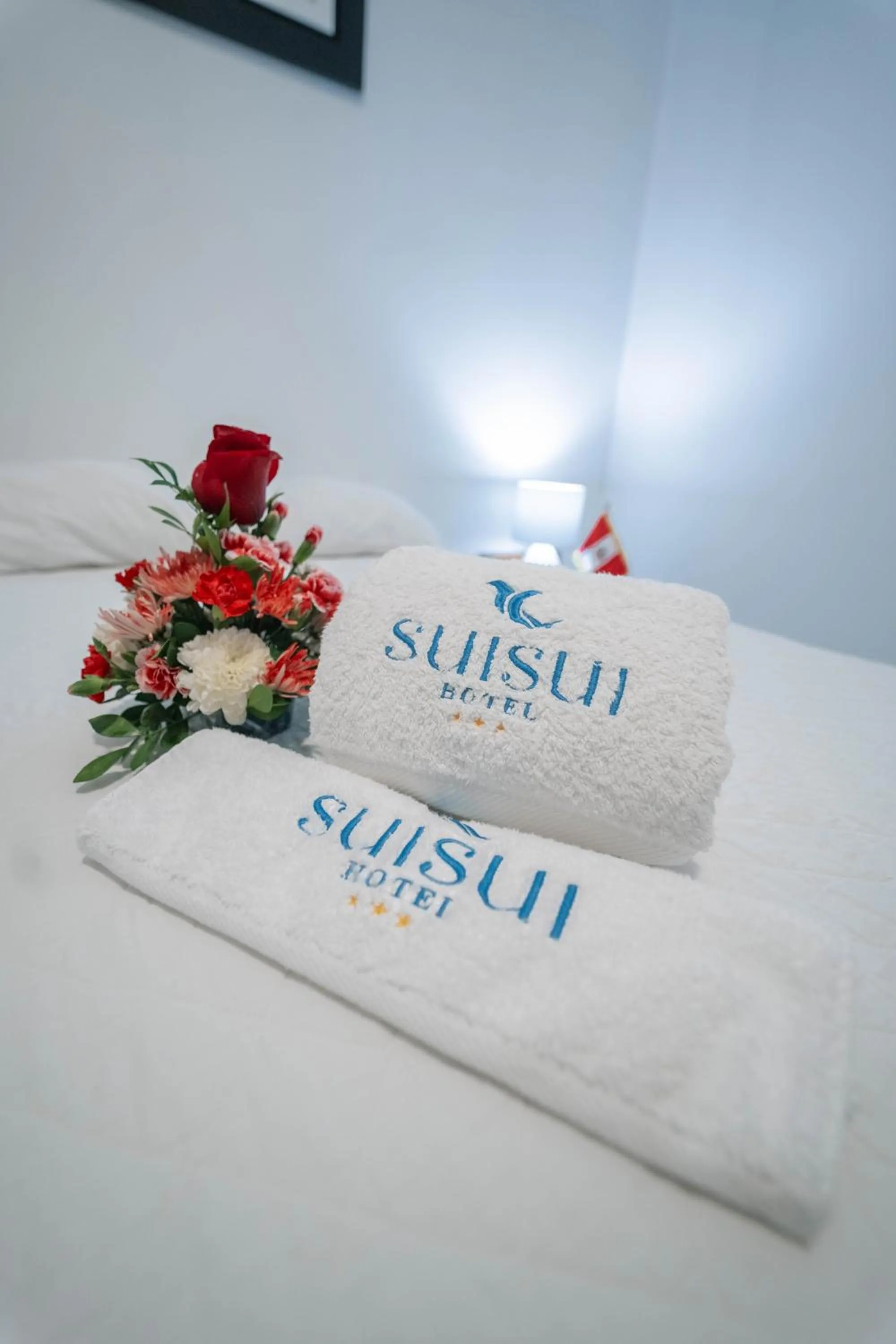Bed in Hotel Suisui