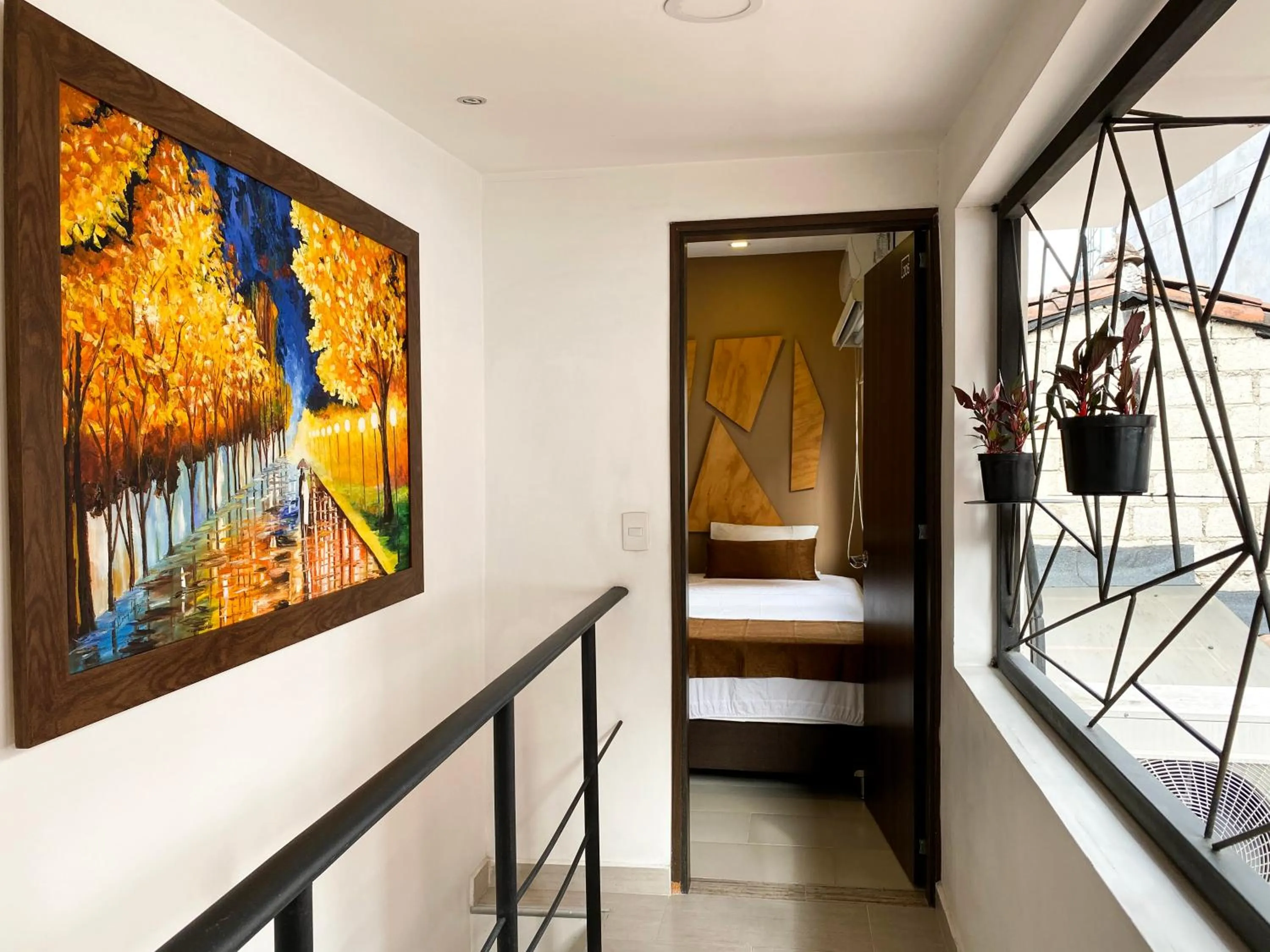 Decorative detail, Bed in Rivière Boutique Hotel