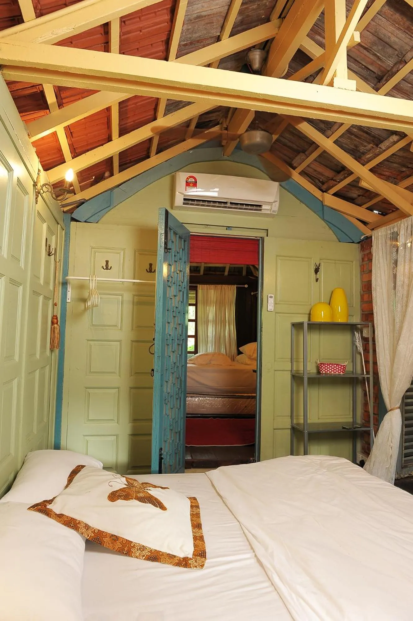 Photo of the whole room, Bed in Classic Malay House in KL City Centre