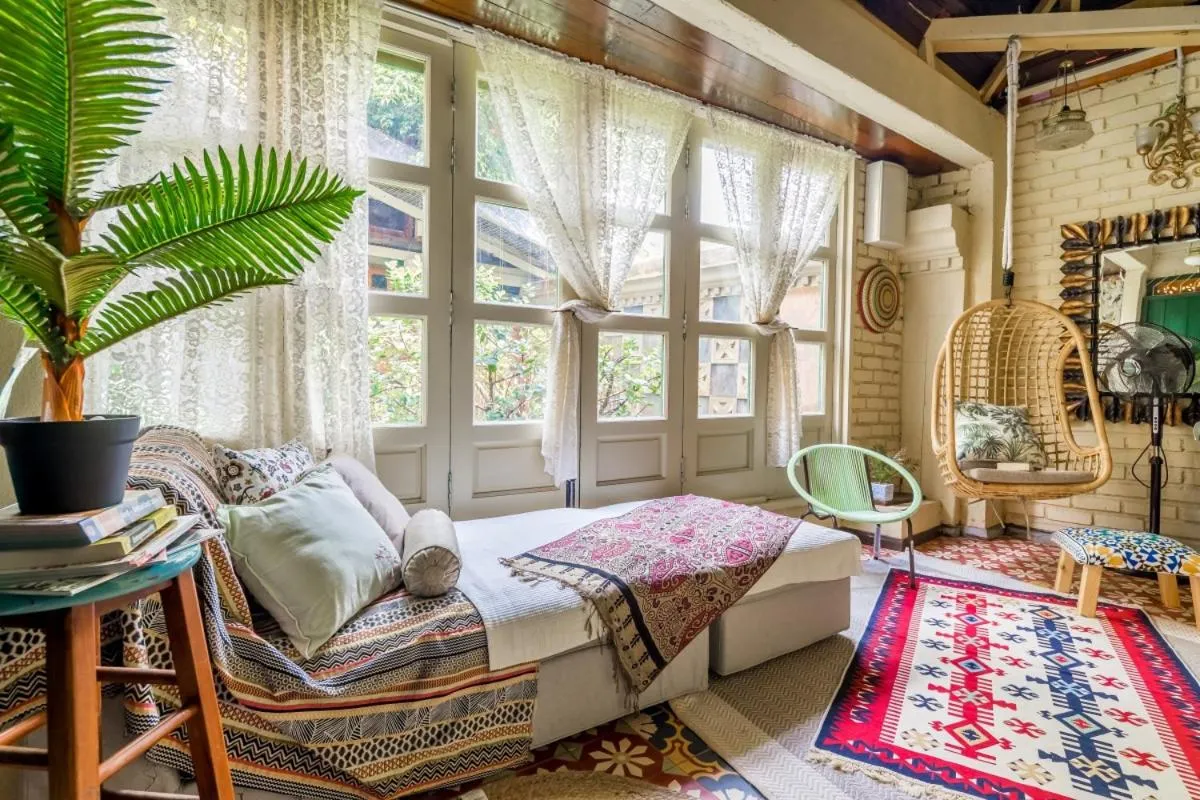 Living room in Classic Malay House in KL City Centre