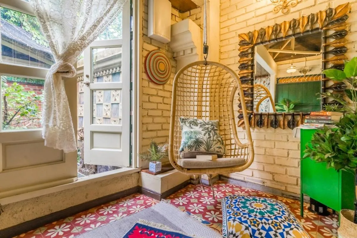 Living room in Classic Malay House in KL City Centre