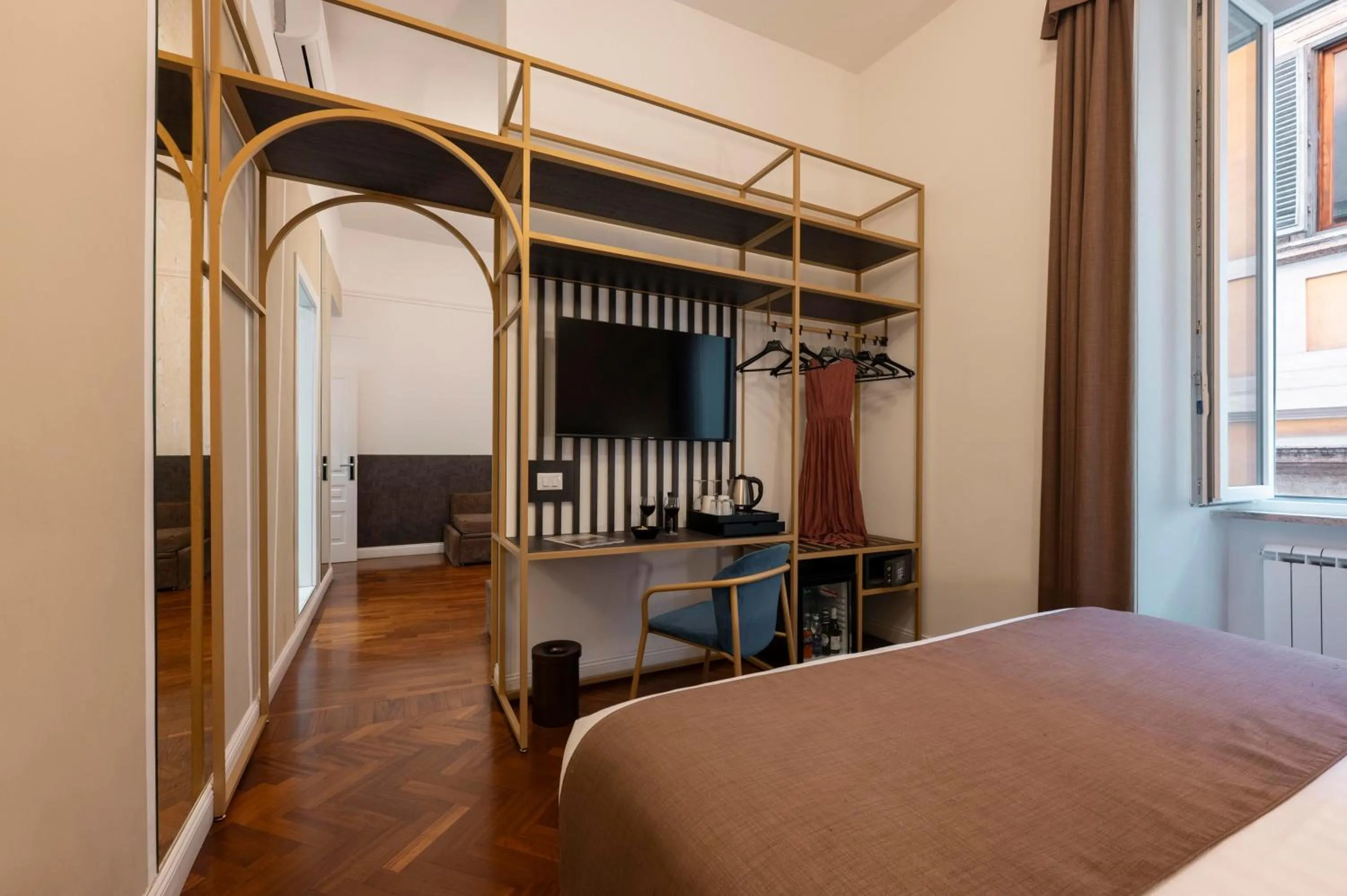 Bed in Vittoriano Suite