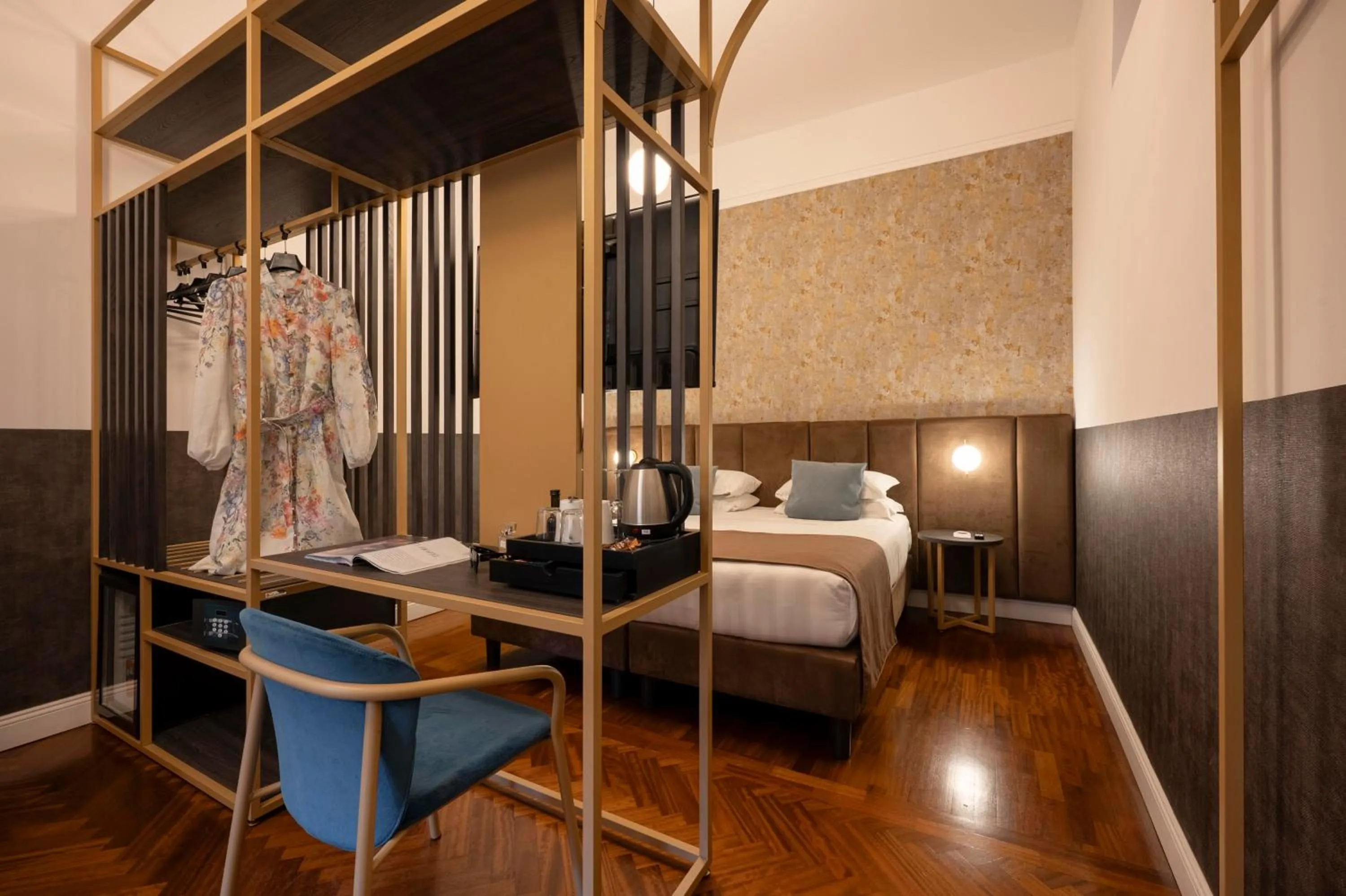 Bed in Vittoriano Suite