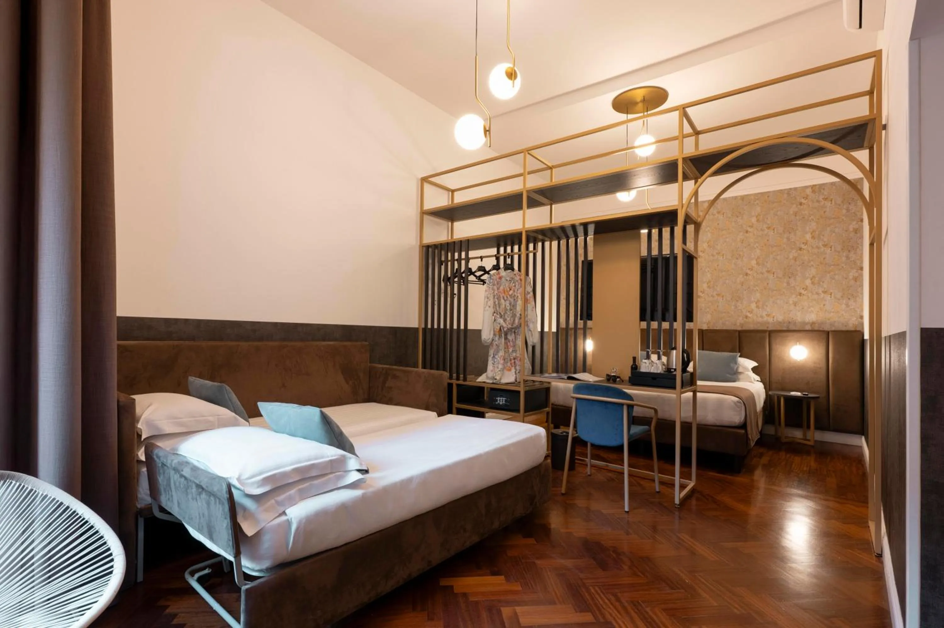 Bed in Vittoriano Suite