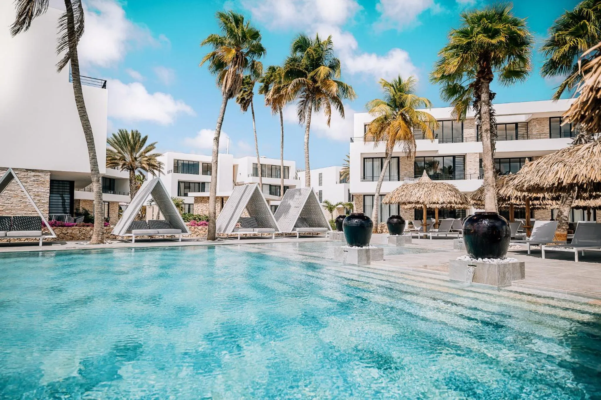 Swimming pool in Van der Valk Plaza Beach & Dive Resort Bonaire - ALL INCLUSIVE