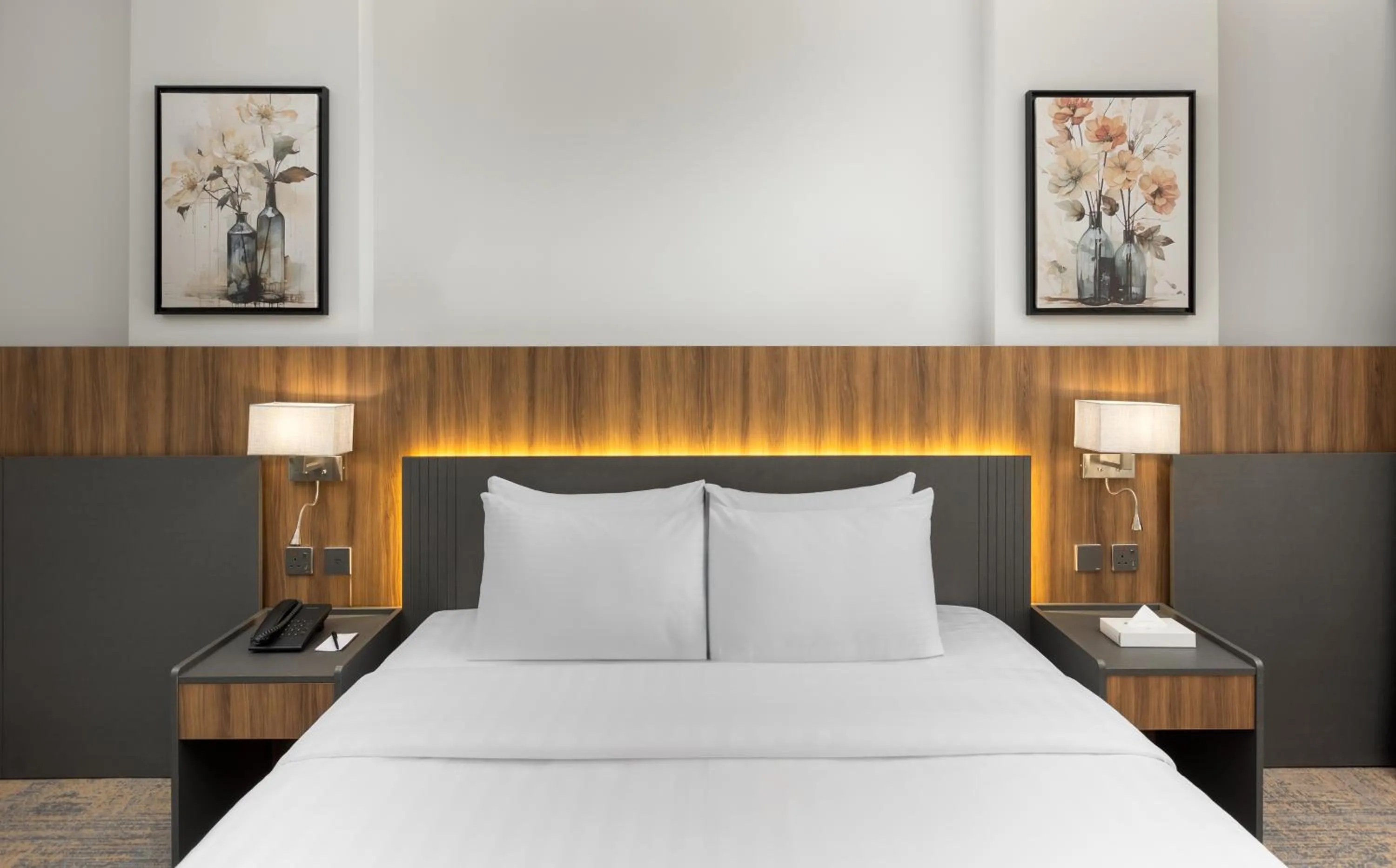 Bed in Ewan Dar Alhejra Hotel