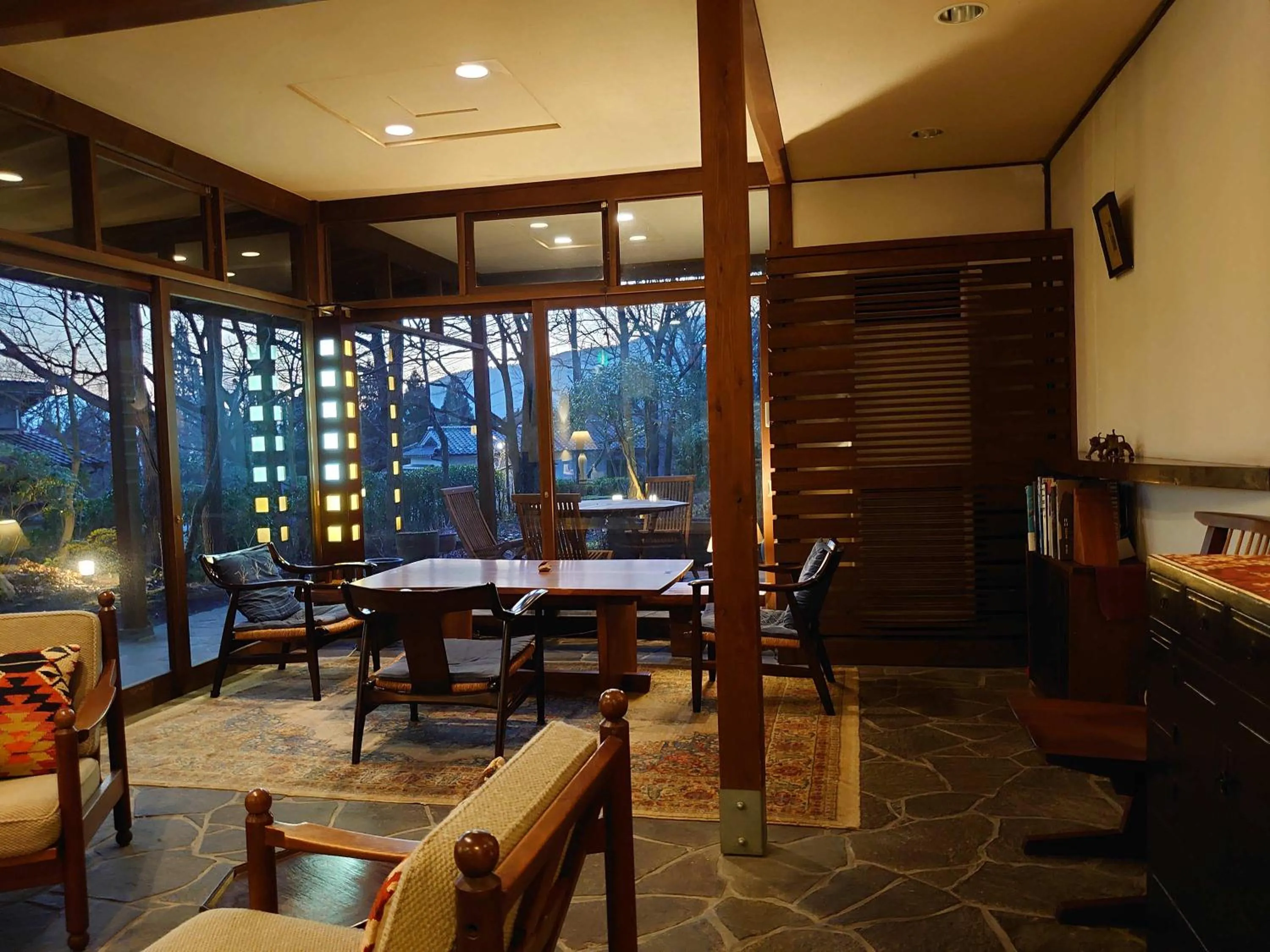 Lobby or reception in Yufuin Onsen Auberge Kunugiya