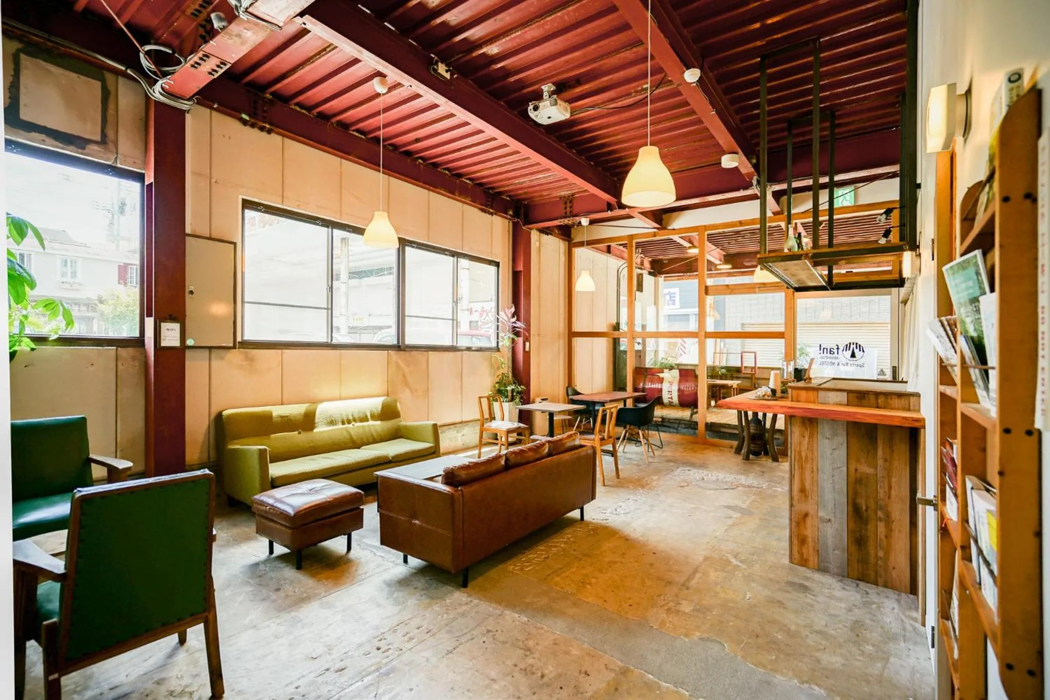 Lobby or reception in fan! ABURATSU