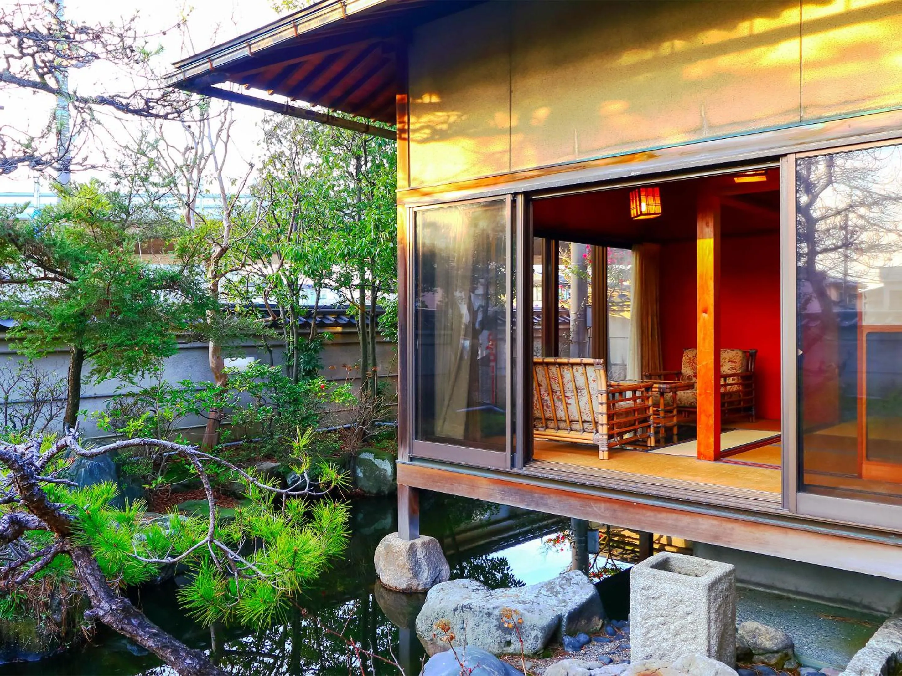 Garden in Ryokan Karasawa