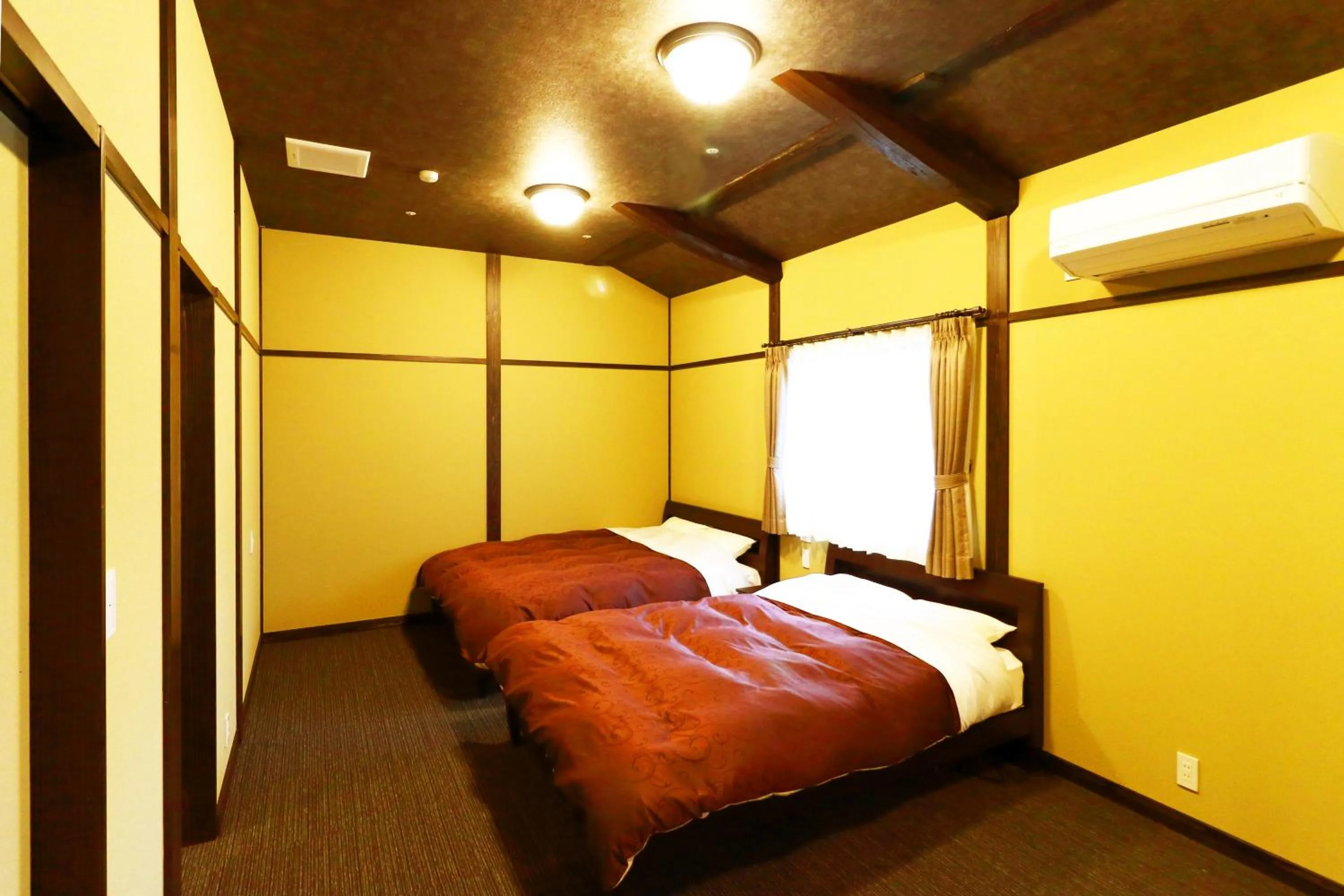 Bed in Ryokan Karasawa