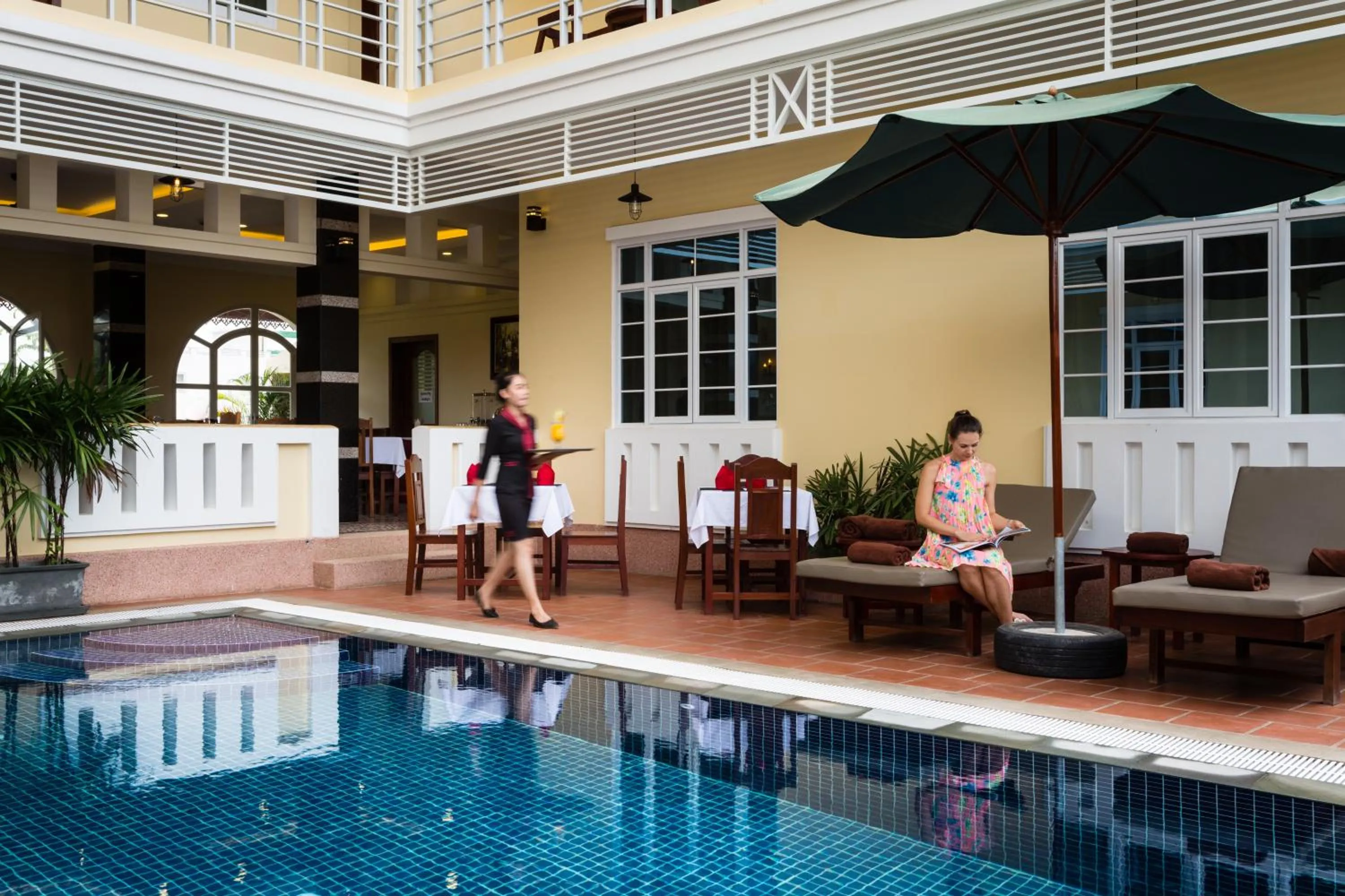 Swimming pool in Grand Bayon Siem Reap Hotel