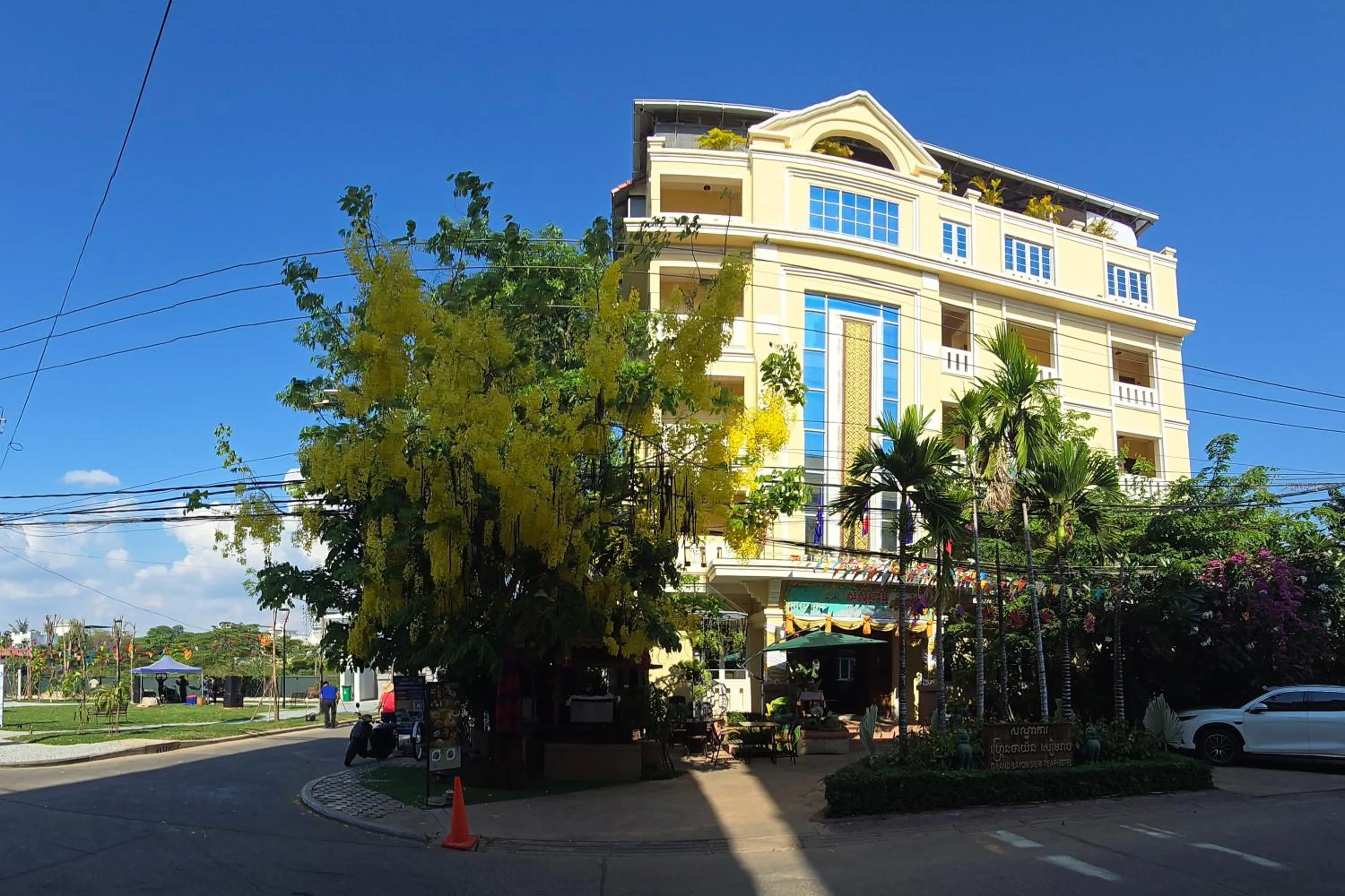 Facade/entrance in Grand Bayon Siem Reap Hotel