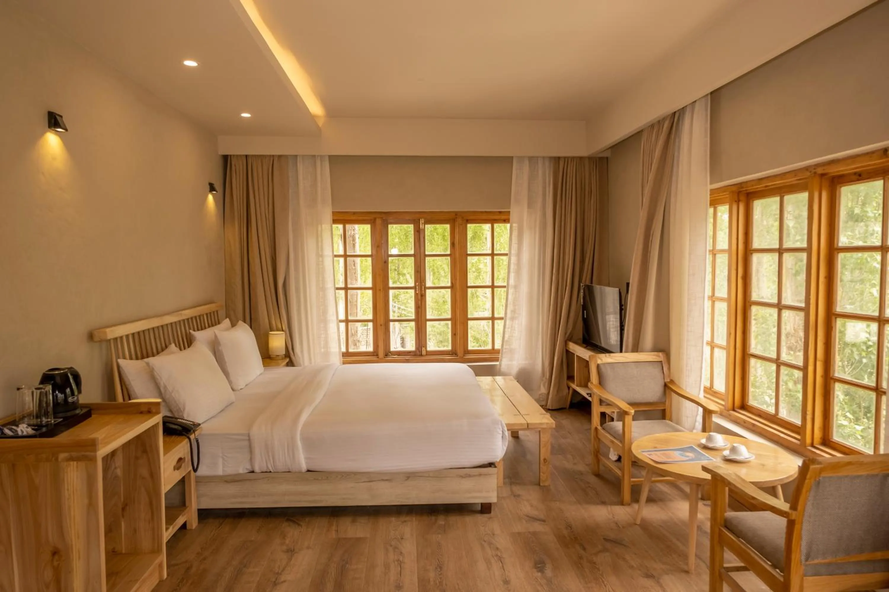 Bed in The Silk Route Ladakh