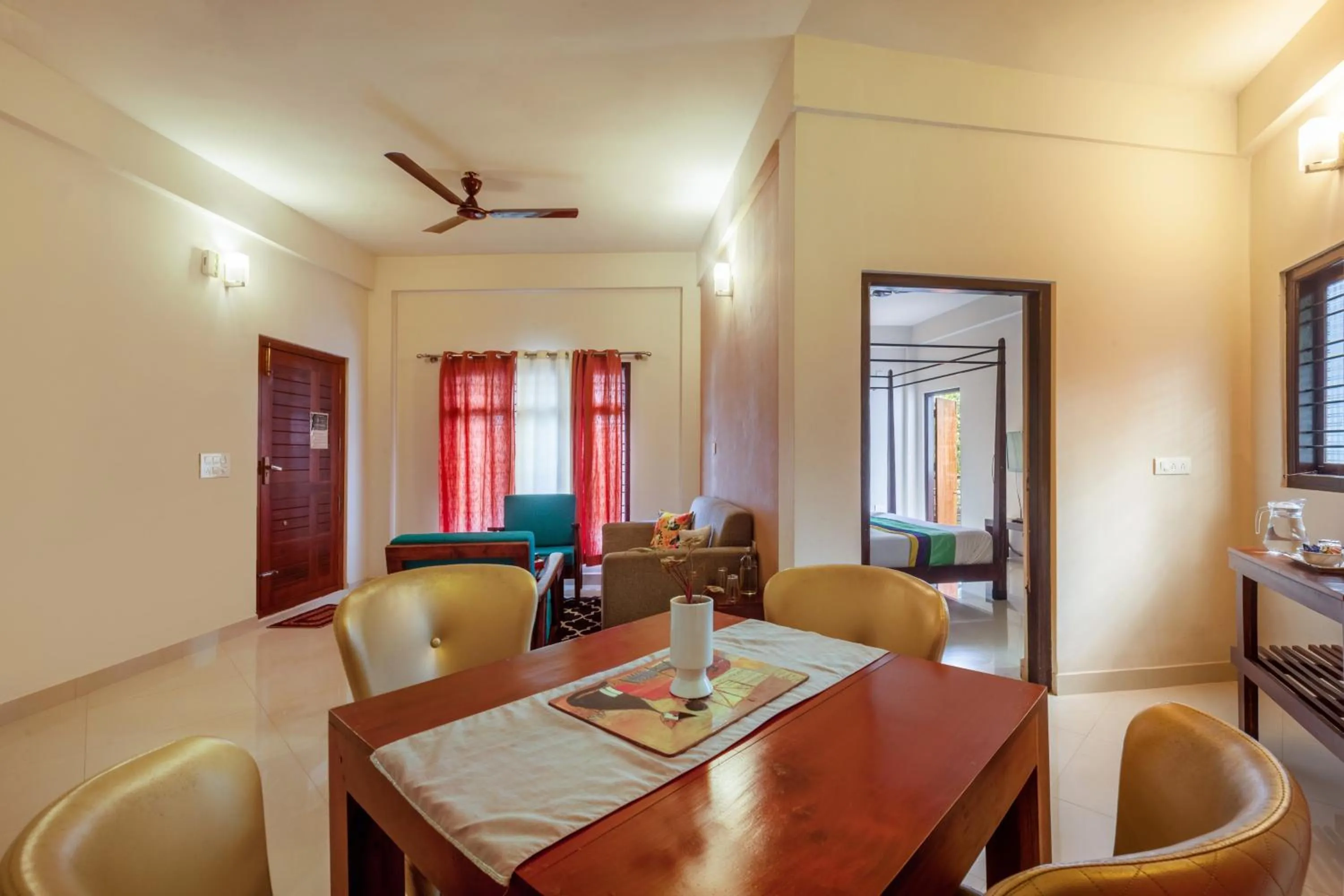 Seating area in Treebo Vrindavan, 3 Km From Madikeri Fort