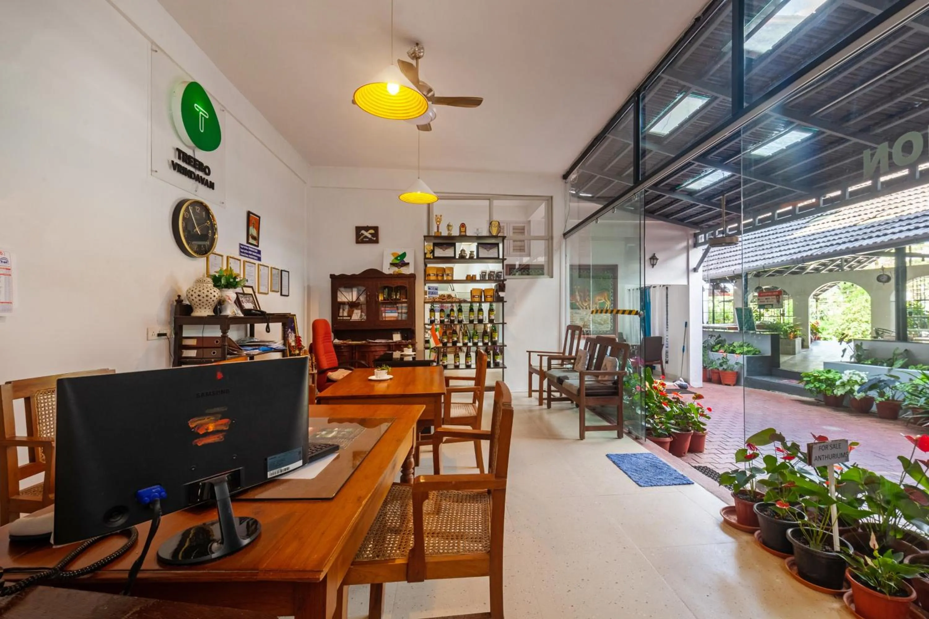 Lobby or reception in Treebo Vrindavan, 3 Km From Madikeri Fort