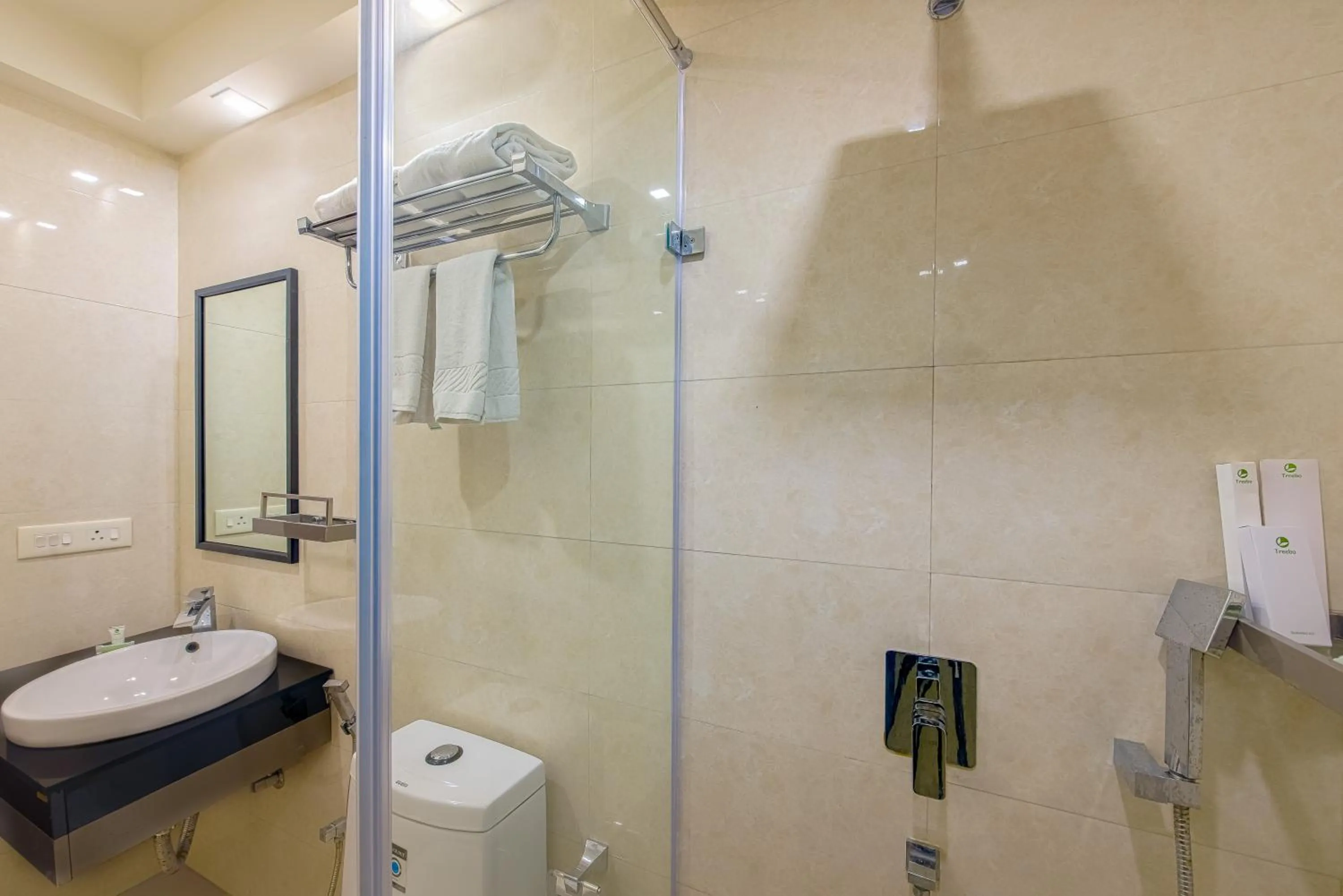 Bathroom in Treebo Vedanta, Metropolitan