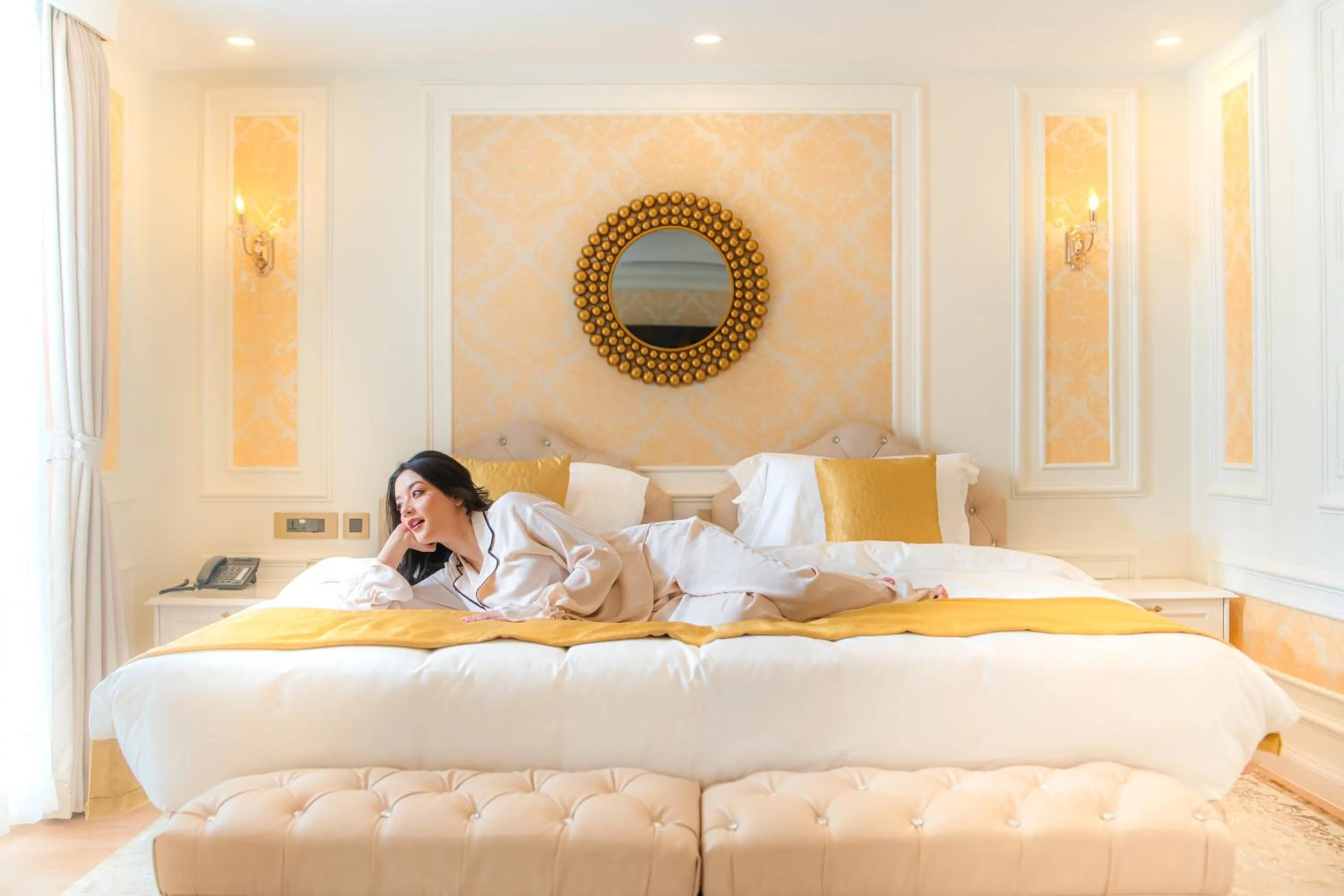 Bedroom in Le Glamour Resort & Wellness Spa