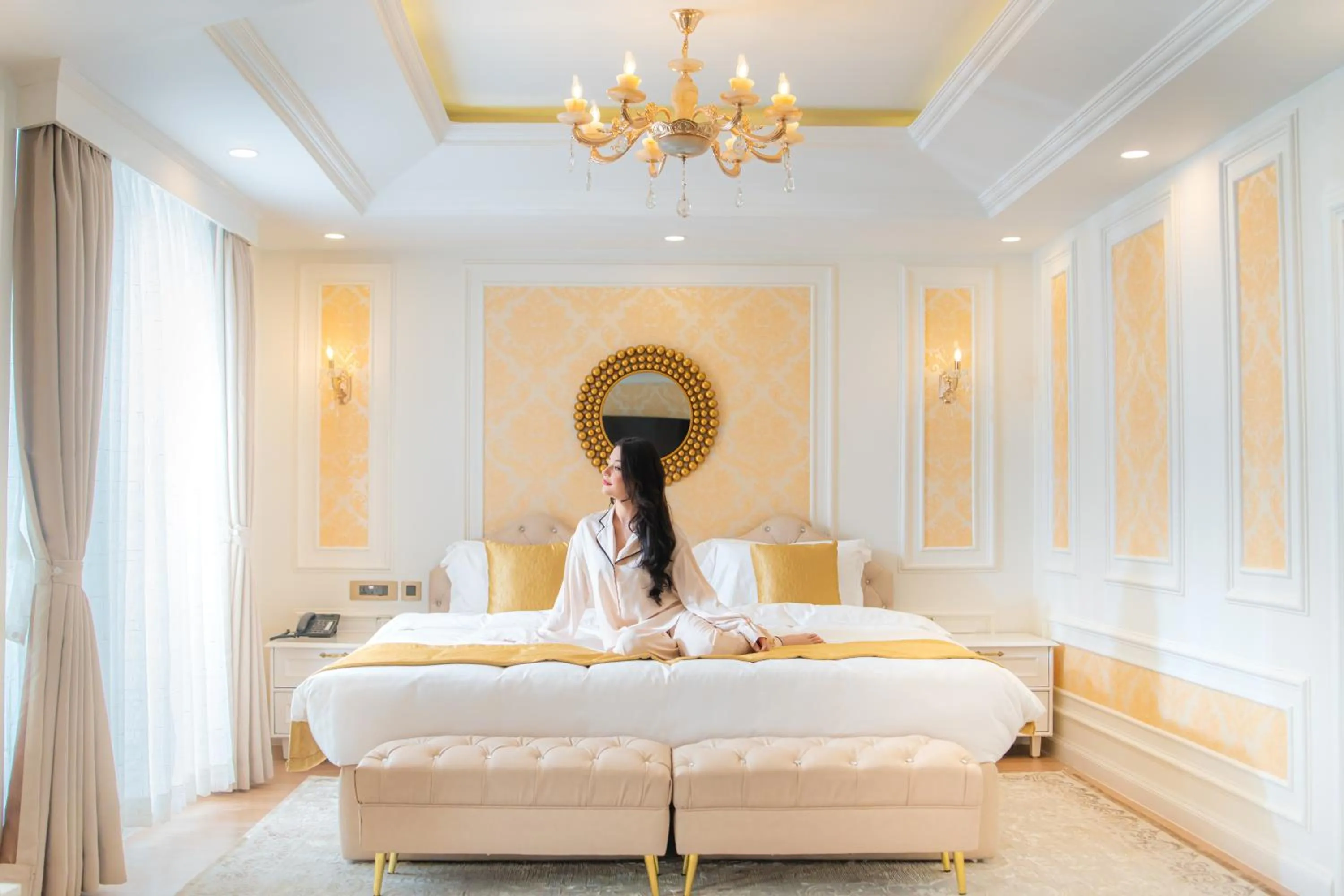 Bedroom in Le Glamour Resort & Wellness Spa