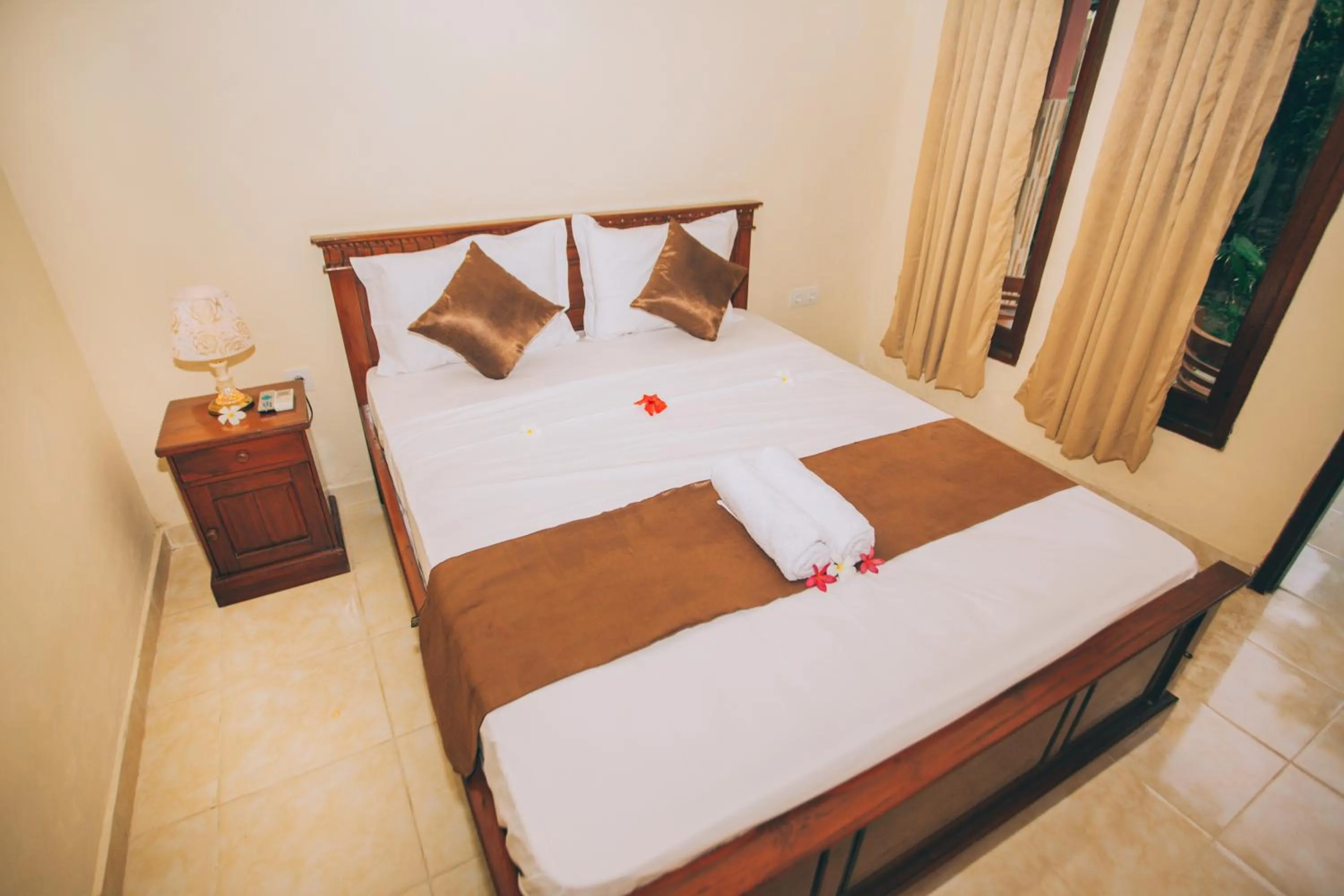 Bedroom, Bed in Nerima Hut Lembongan