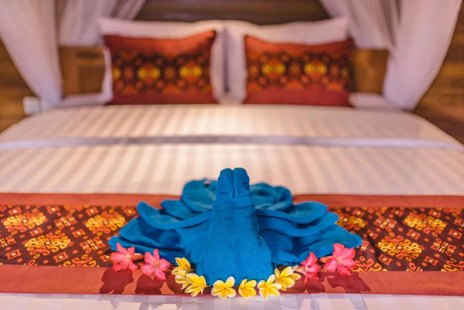 Bed in Nerima Hut Lembongan