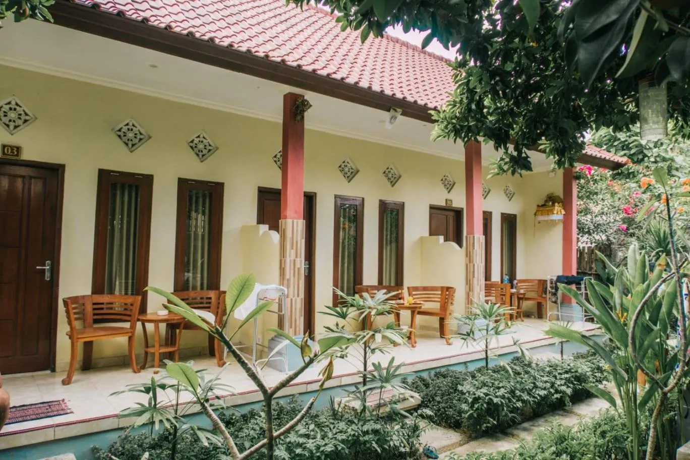 Facade/entrance in Nerima Hut Lembongan