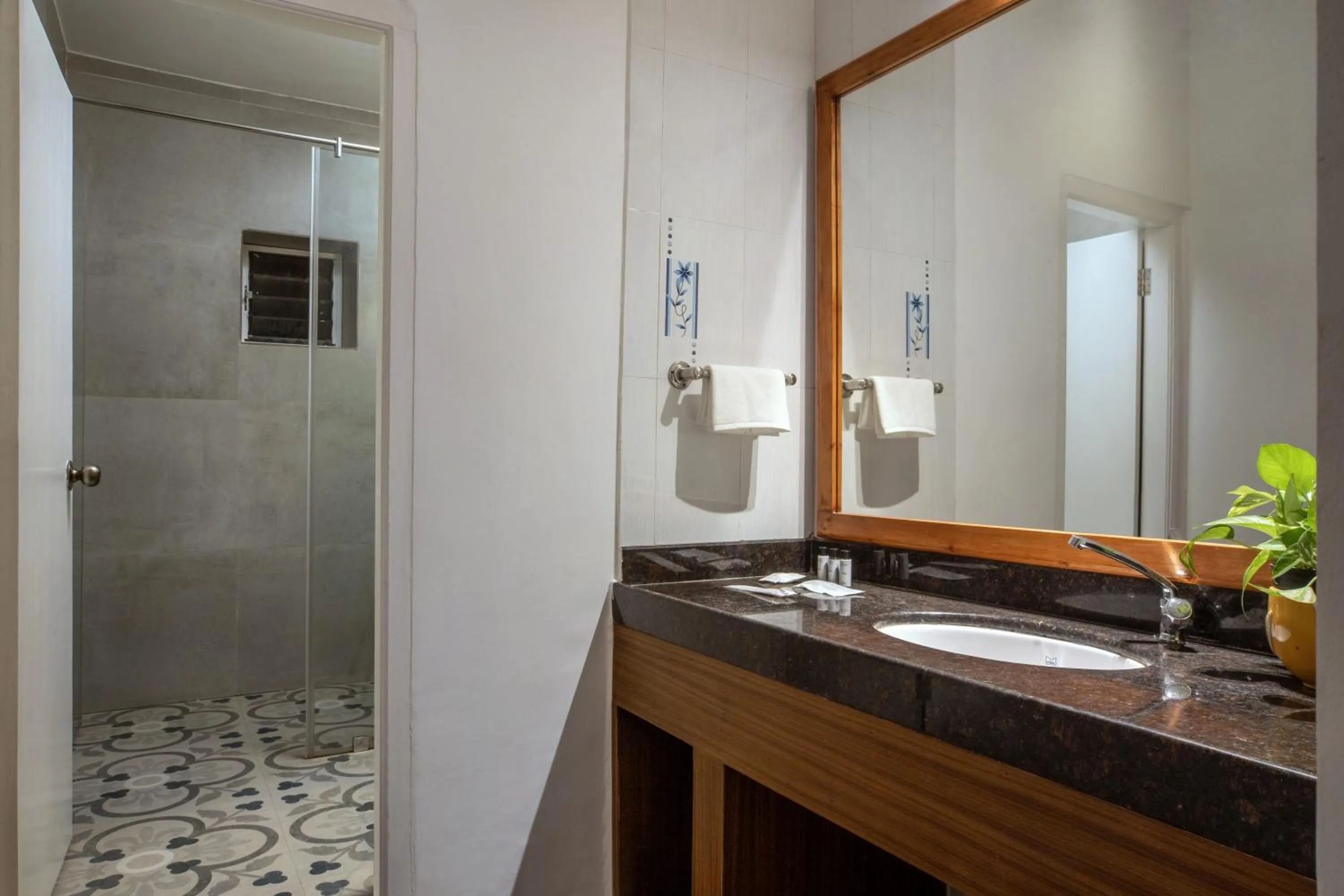 Bathroom in LaRiSa Resort, Morjim