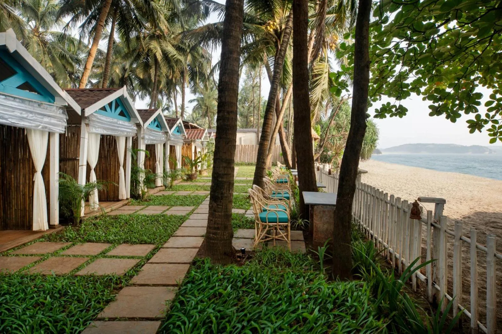 Beach in LaRiSa Resort, Morjim