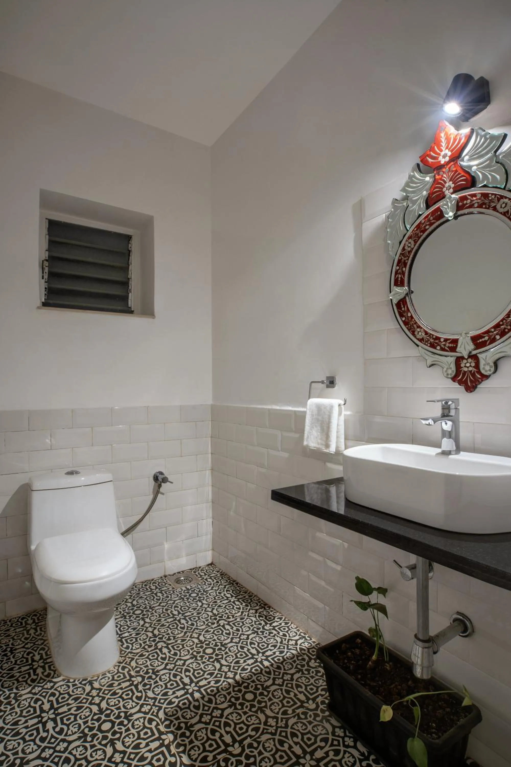 Bathroom in LaRiSa Resort, Morjim