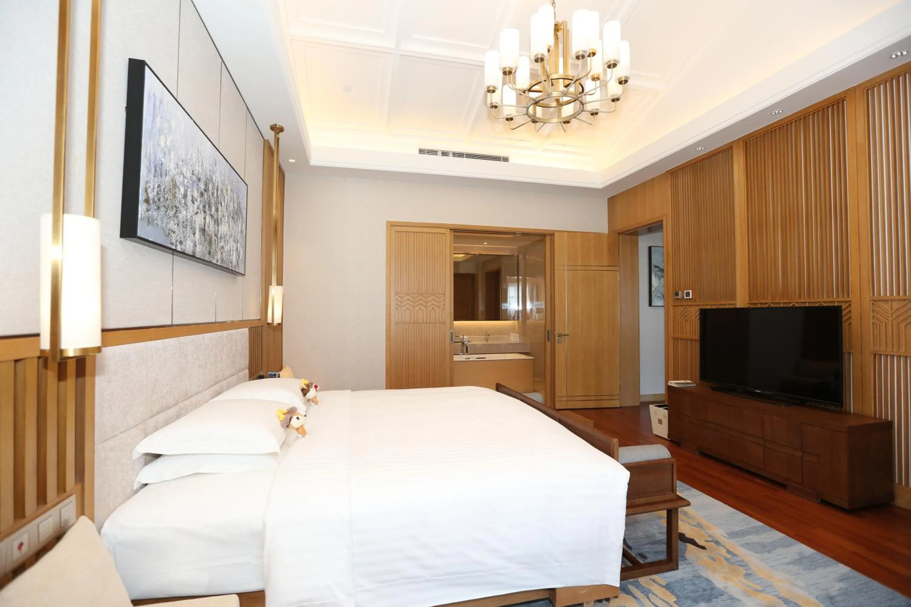 Bed in The View Hotel Changbai Mountain - MGallery Collection