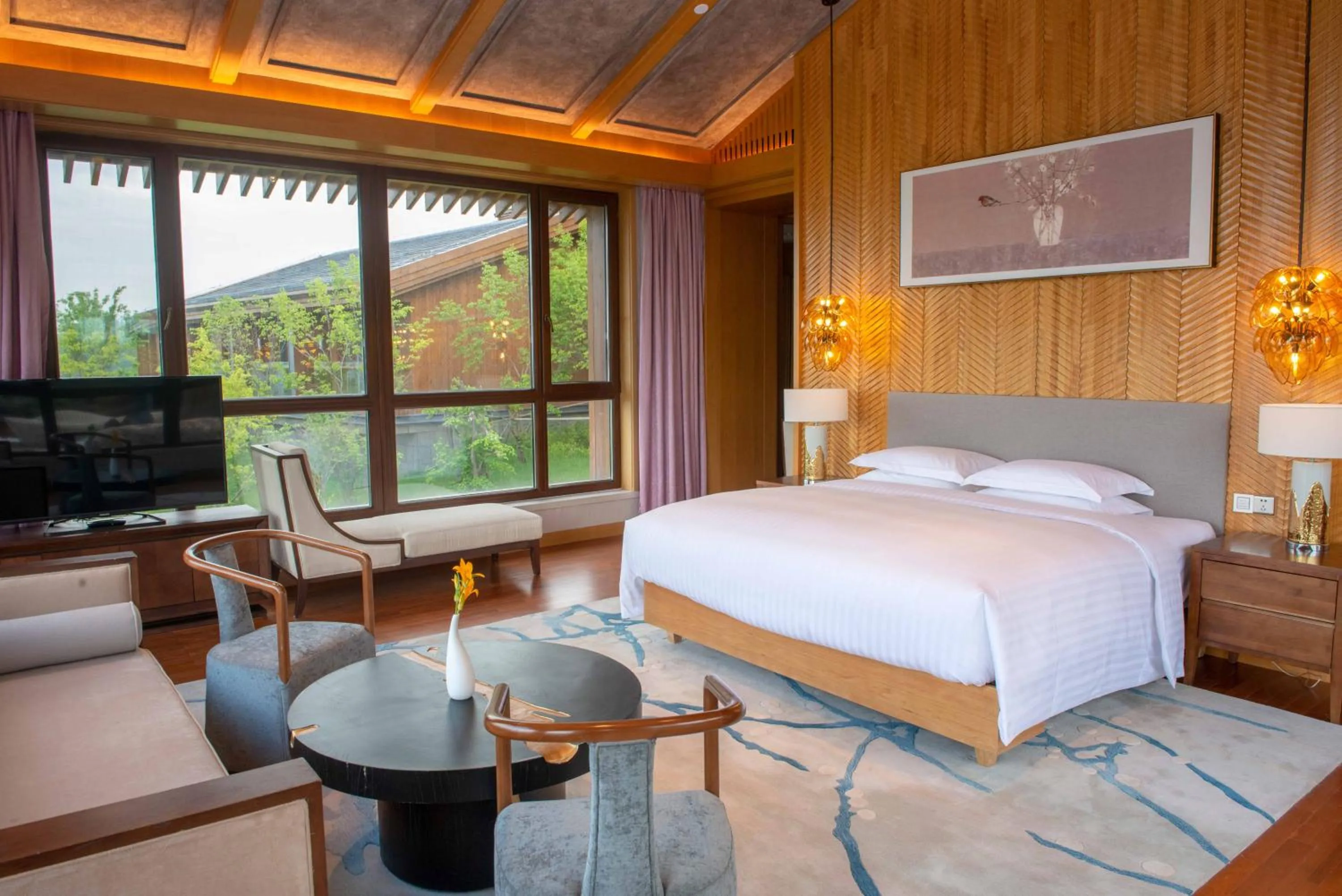 Bed in The View Hotel Changbai Mountain - MGallery Collection