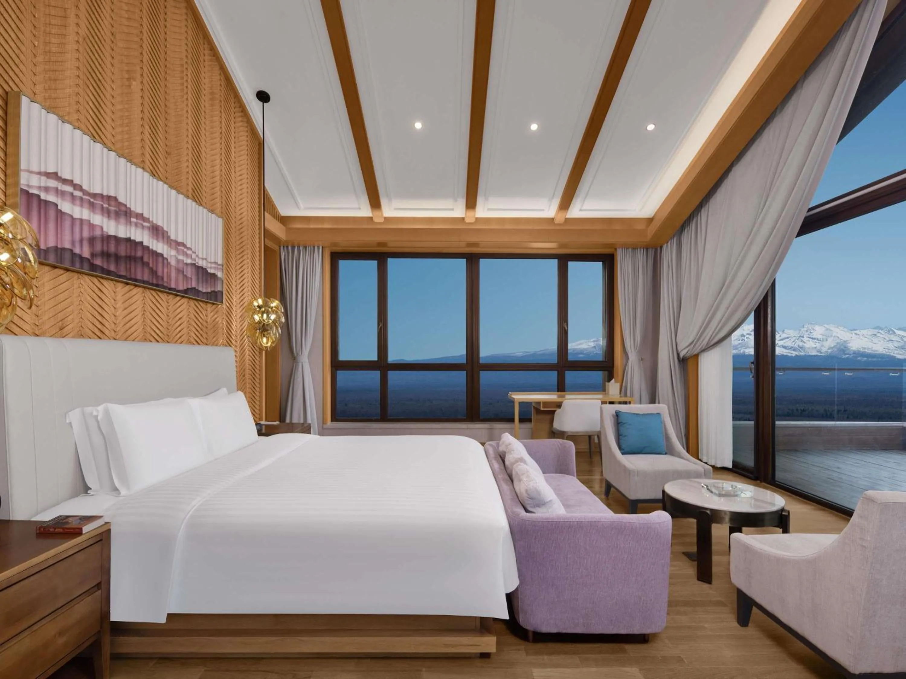 Bedroom in The View Hotel Changbai Mountain - MGallery Collection