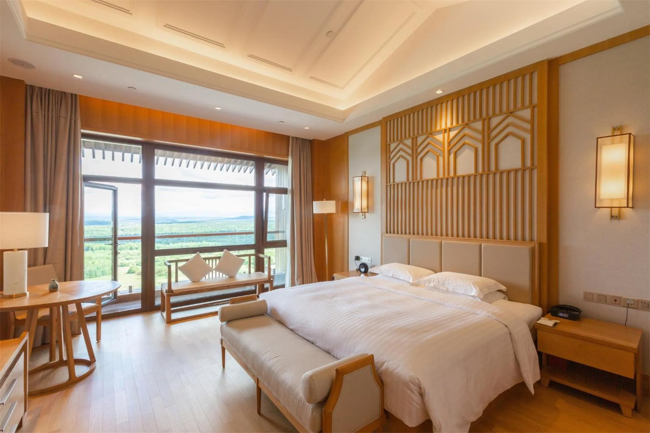 Bed in The View Hotel Changbai Mountain - MGallery Collection