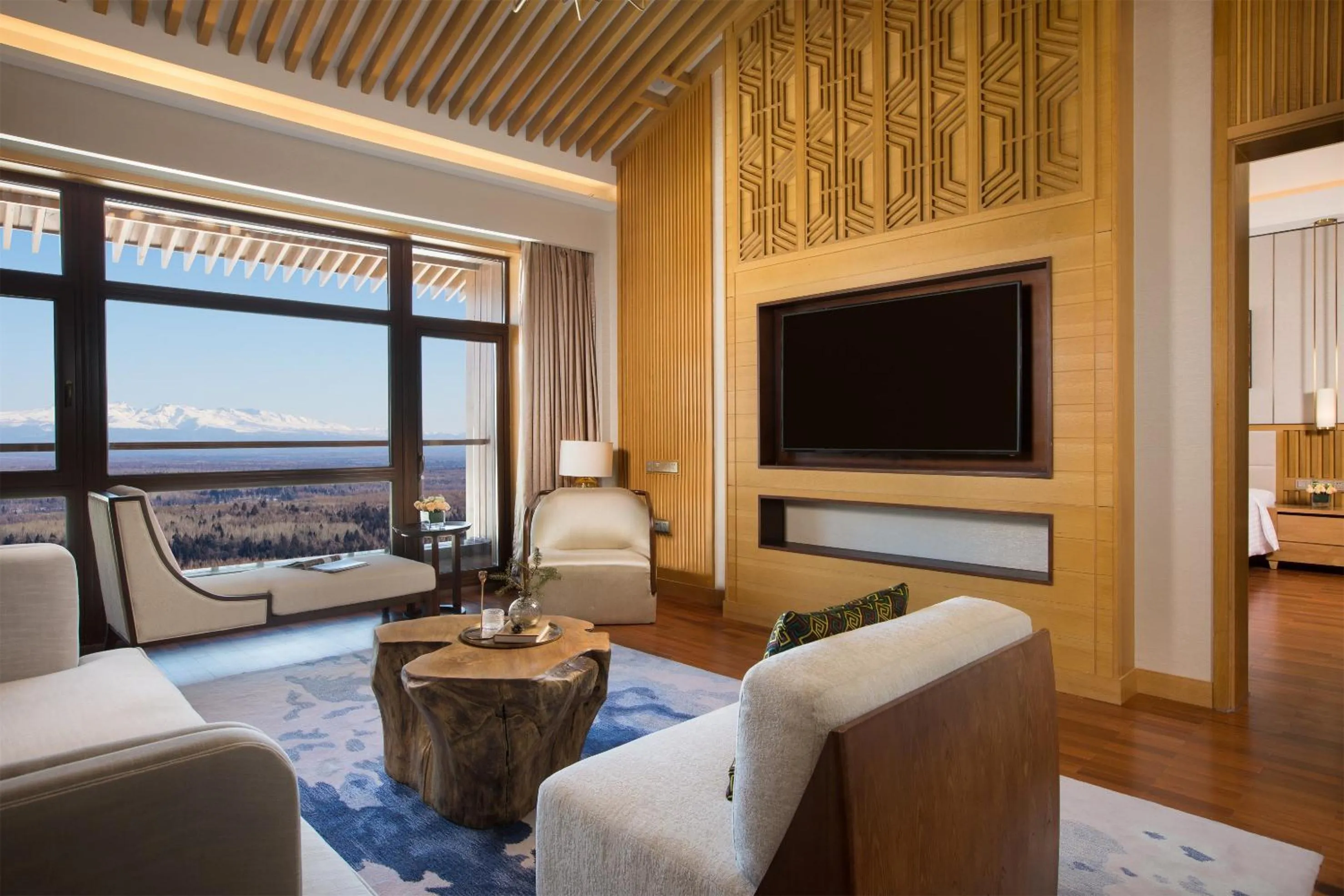 Living room in The View Hotel Changbai Mountain - MGallery Collection